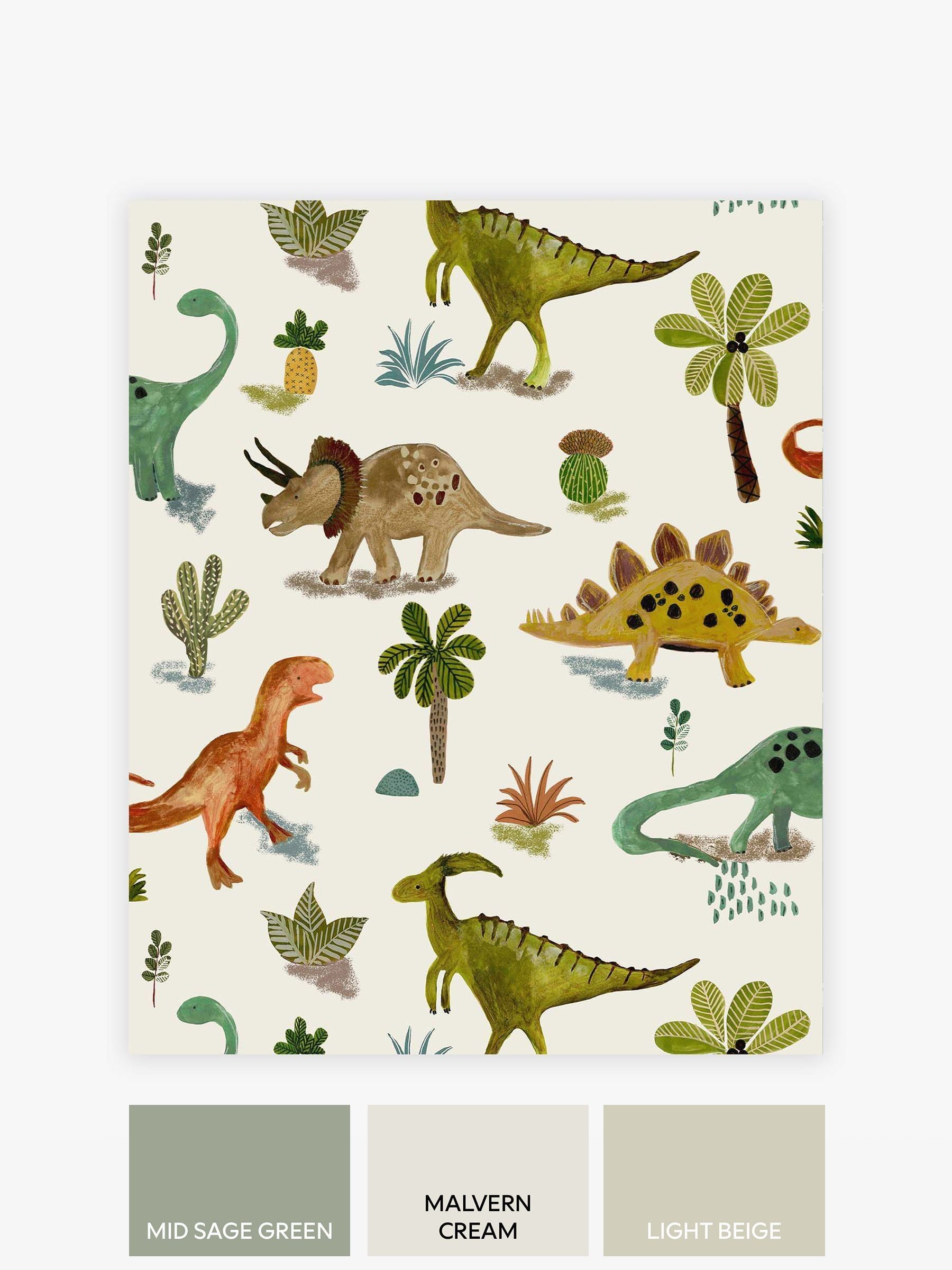 Next Natural Dinosaur & Friends A4 Wallpaper Sample - Image 3 of 3 Next Natural Dinosaur & Friends A4 Wallpaper Sample - Image 3 of 3