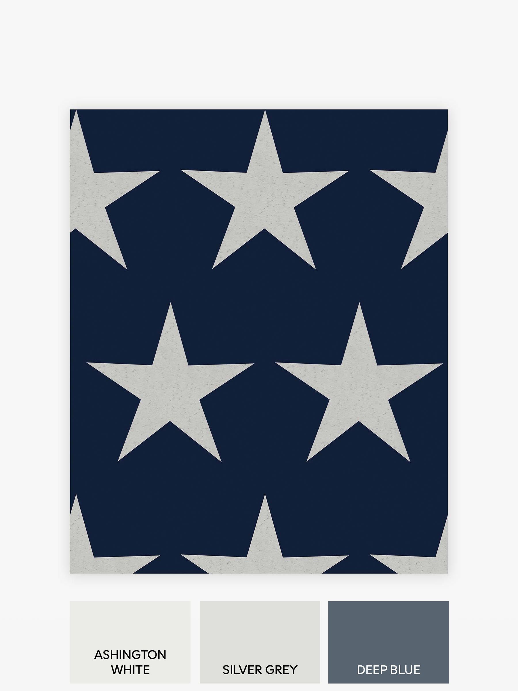 Next Navy Blue Stars Wallpaper Sample Paste The Wall - Image 3 of 3