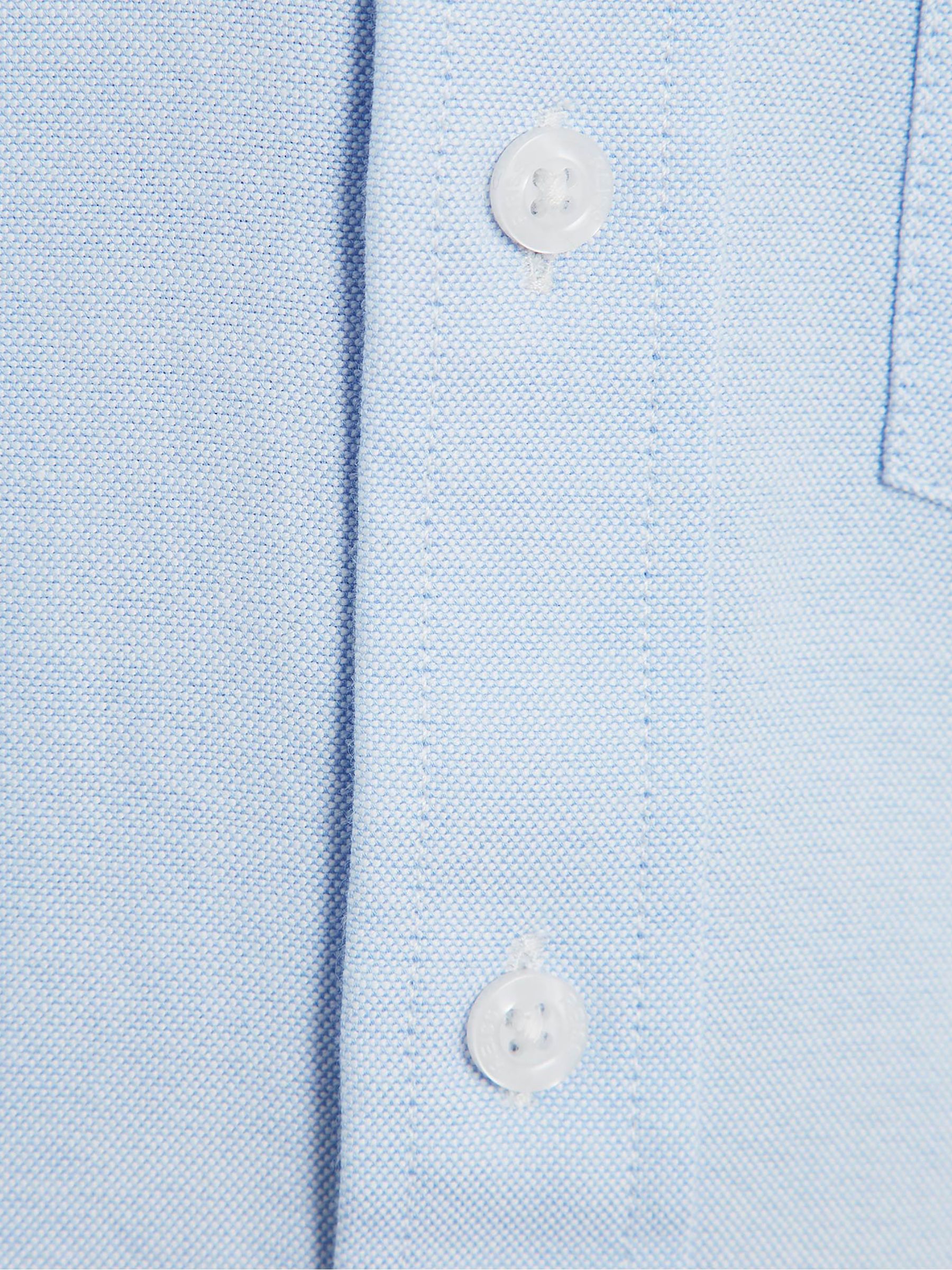 3-9 yrs Button Down Oxford Shirt in Soft Blue - Image 6 of 6
