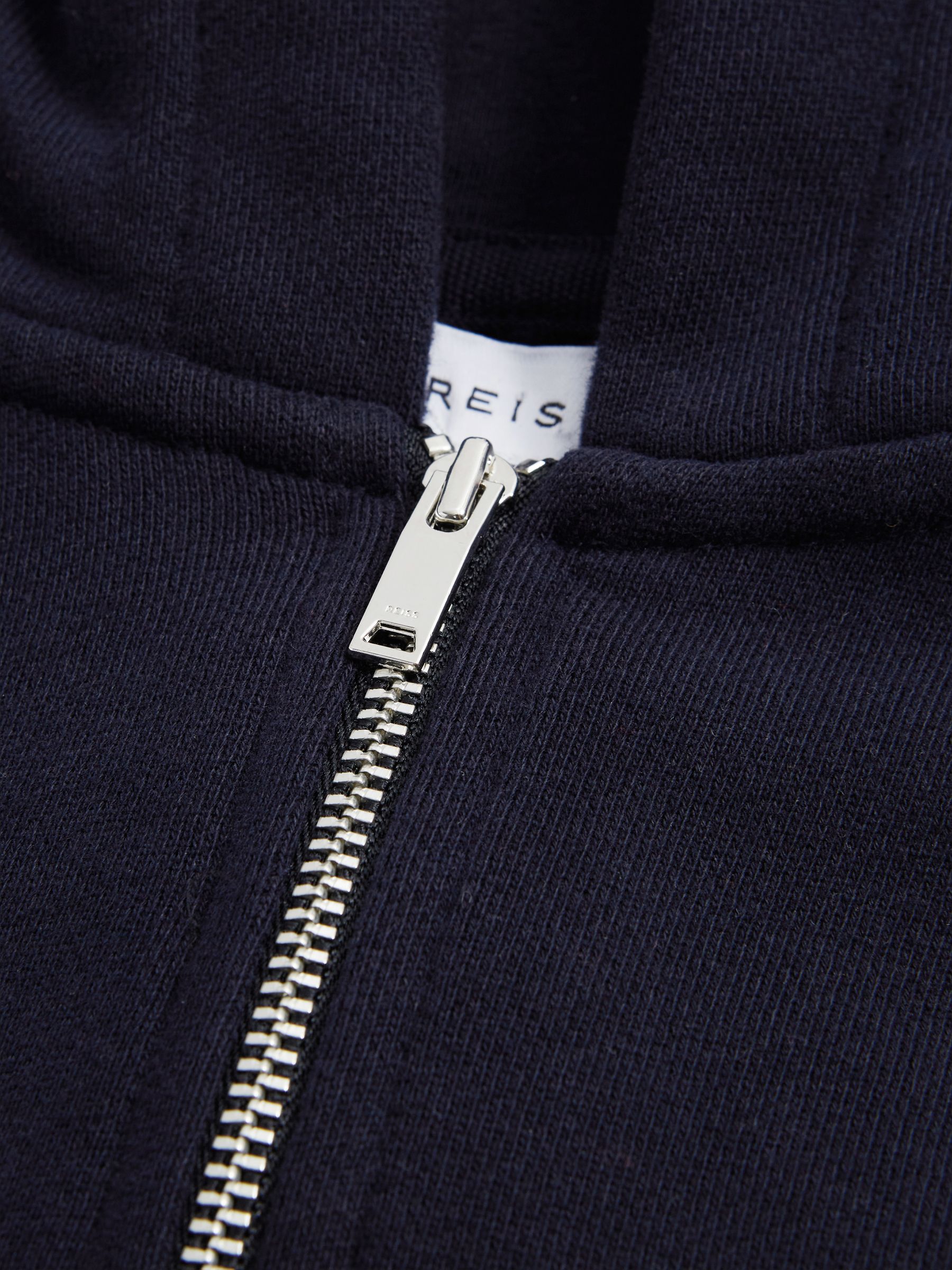Senior Metallic Trim Hoodie in Navy - Image 6 of 6