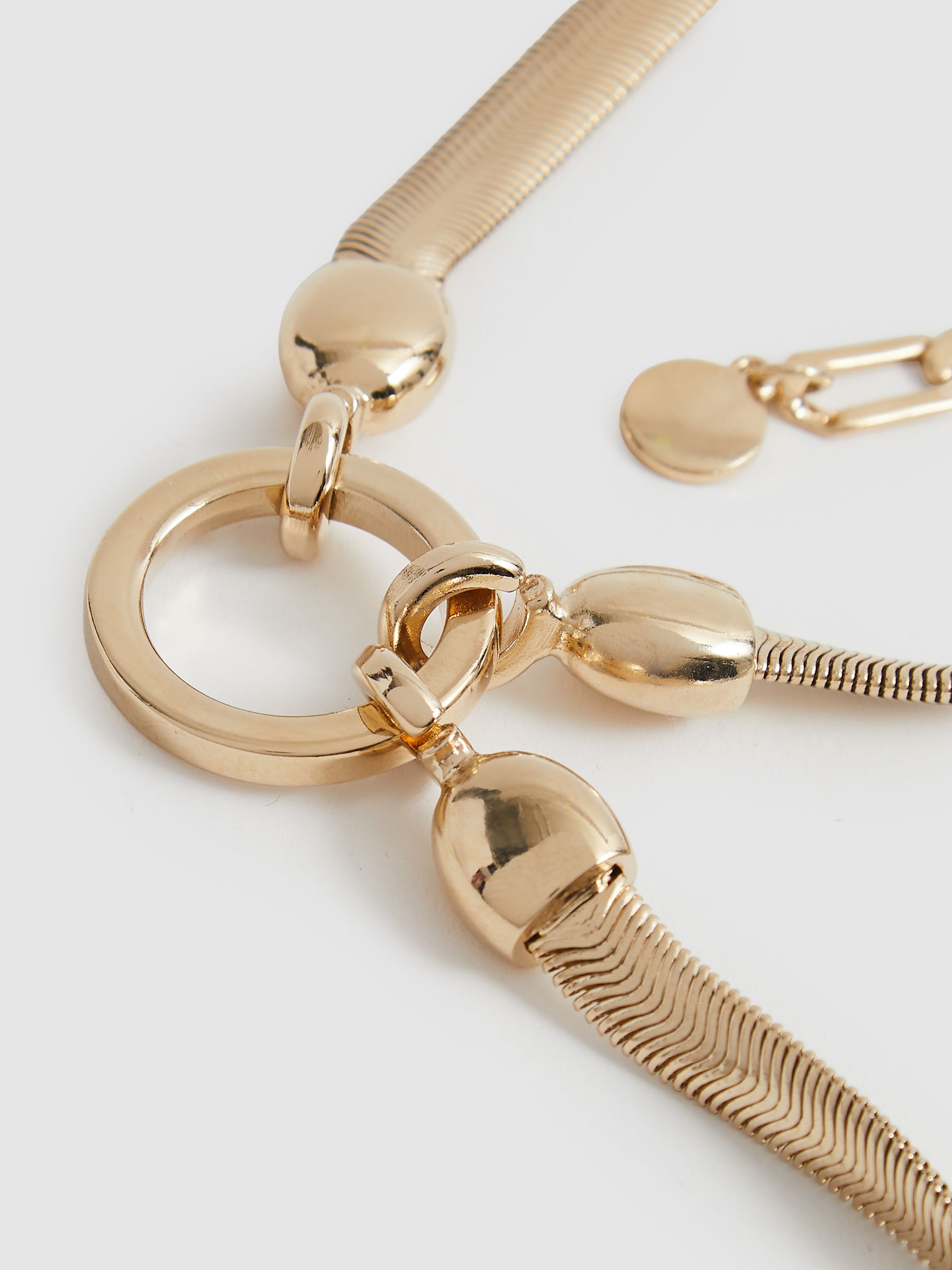 Snake Chain Belt in Gold - Image 4 of 6