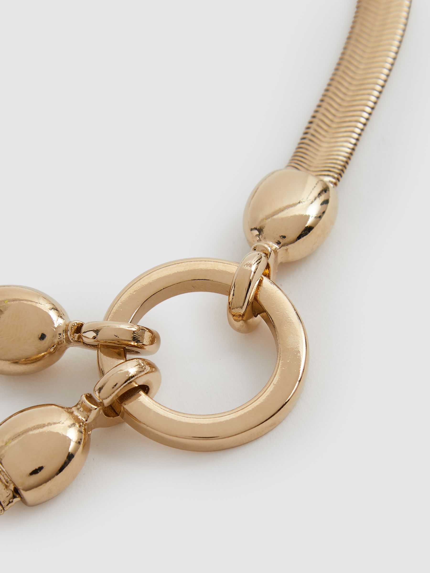 Snake Chain Belt in Gold - Image 6 of 6