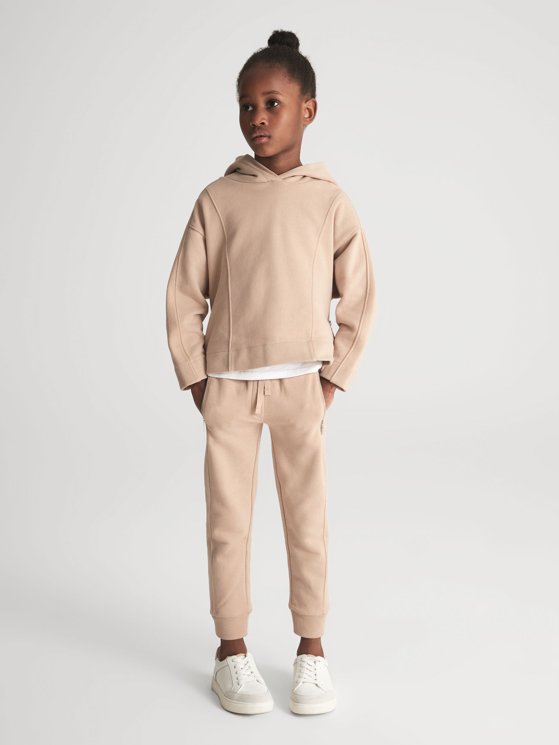 4-9 yrs Jersey Joggers in Pink - Image 4 of 5