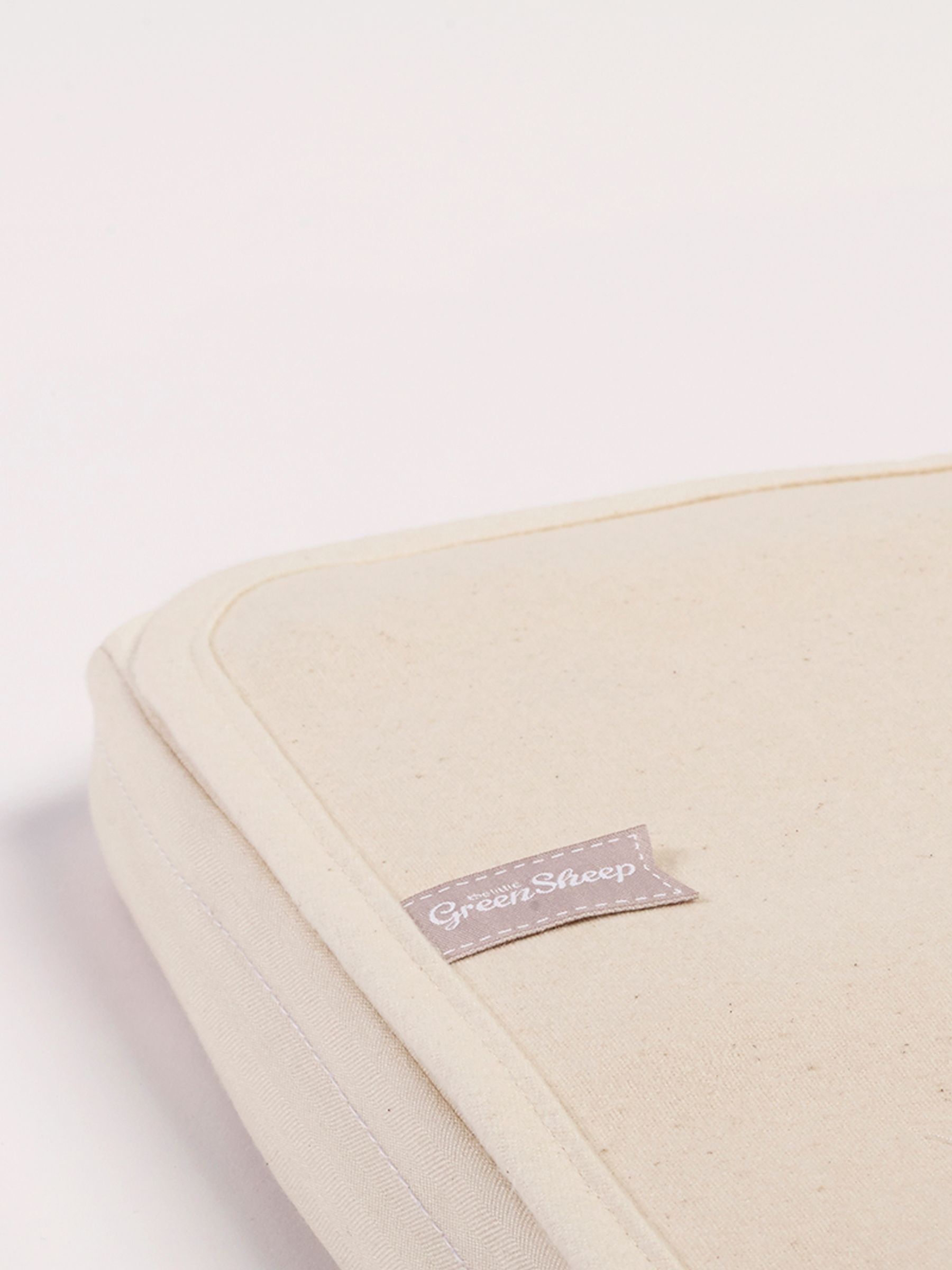 The Little Green Sheep Natural Waterproof 100% Cotton Mattress Protector - Image 3 of 5