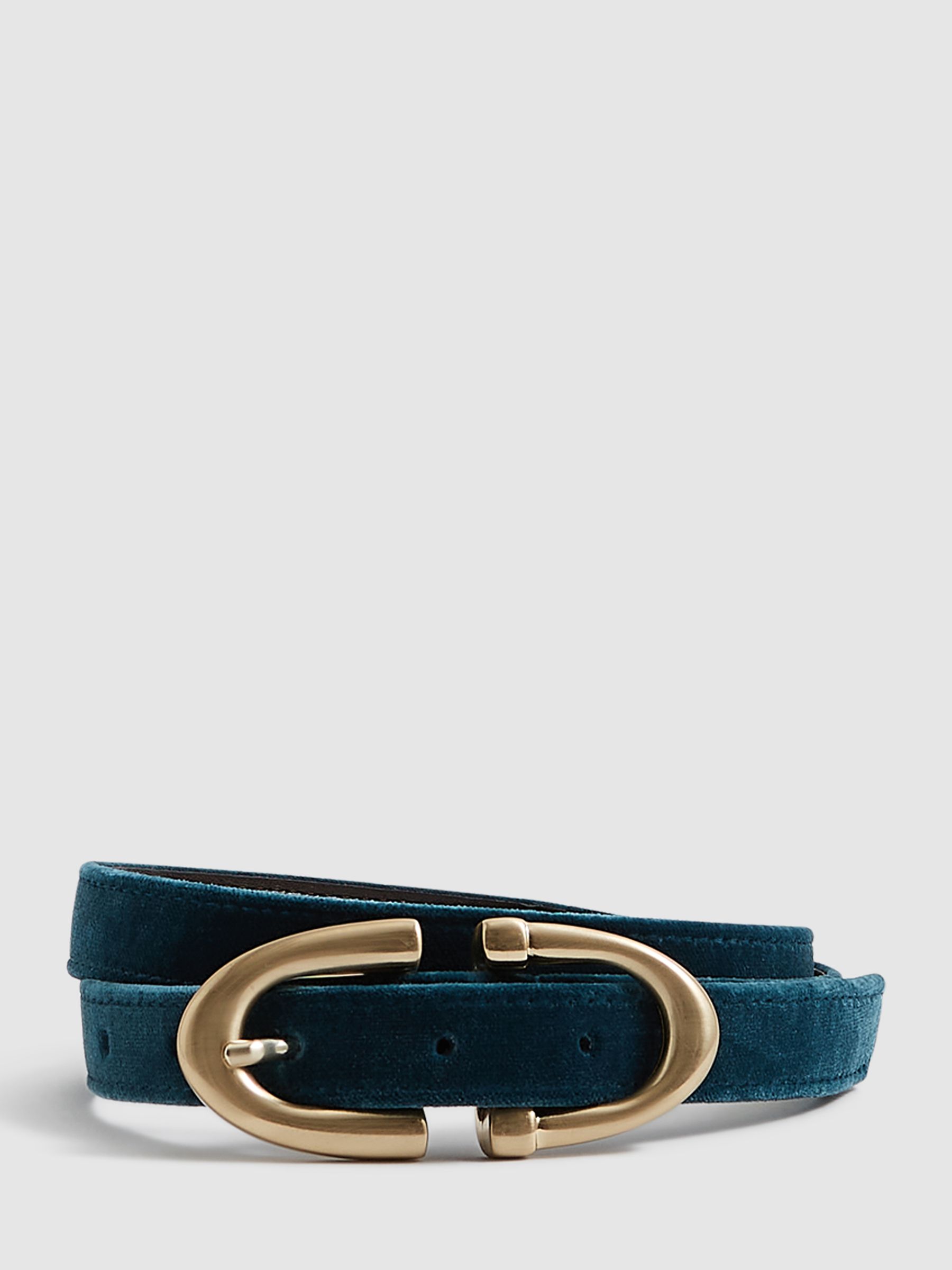 Horseshoe Belt in Teal - Image 1 of 6