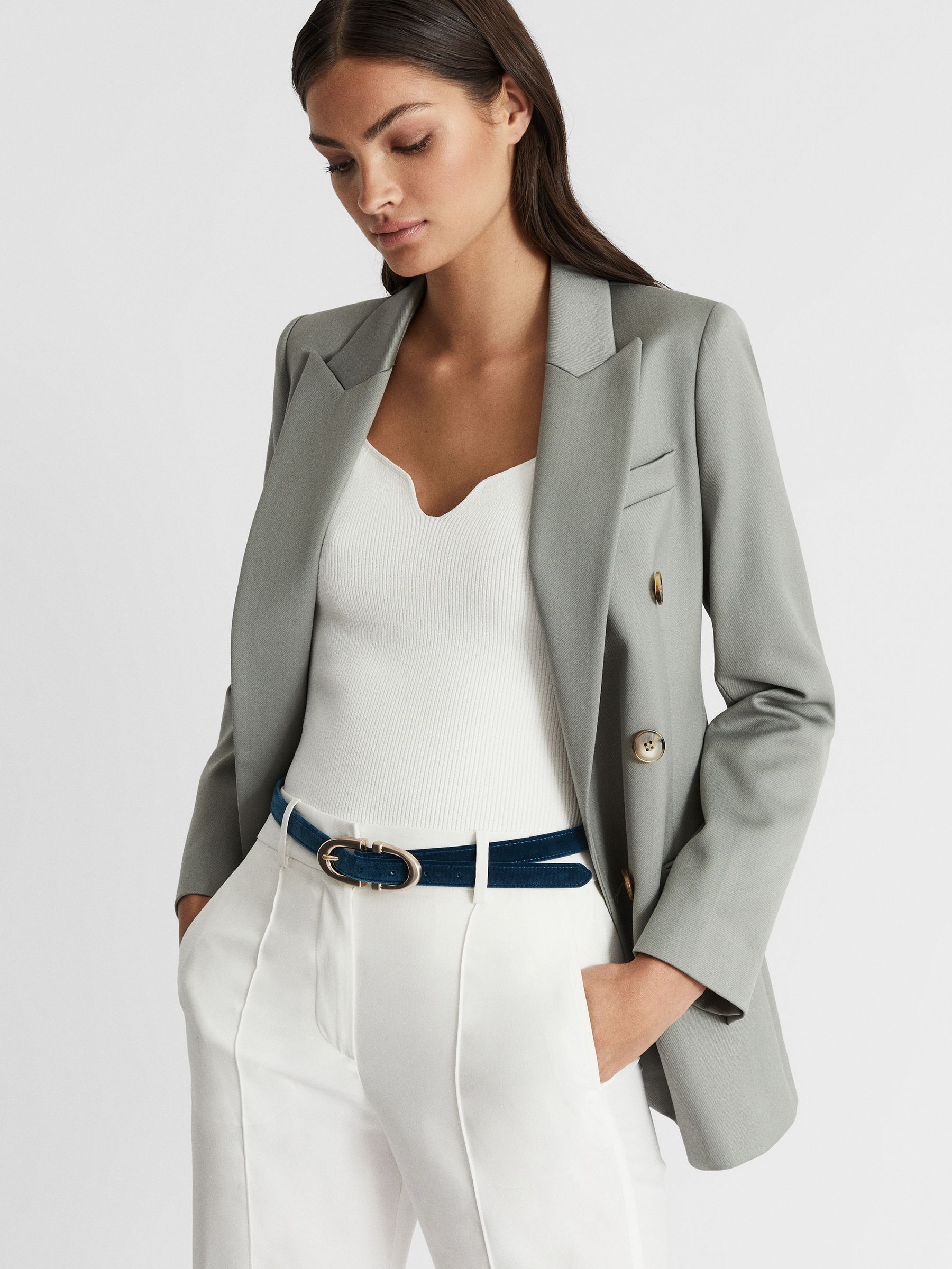 Horseshoe Belt in Teal - Image 3 of 6