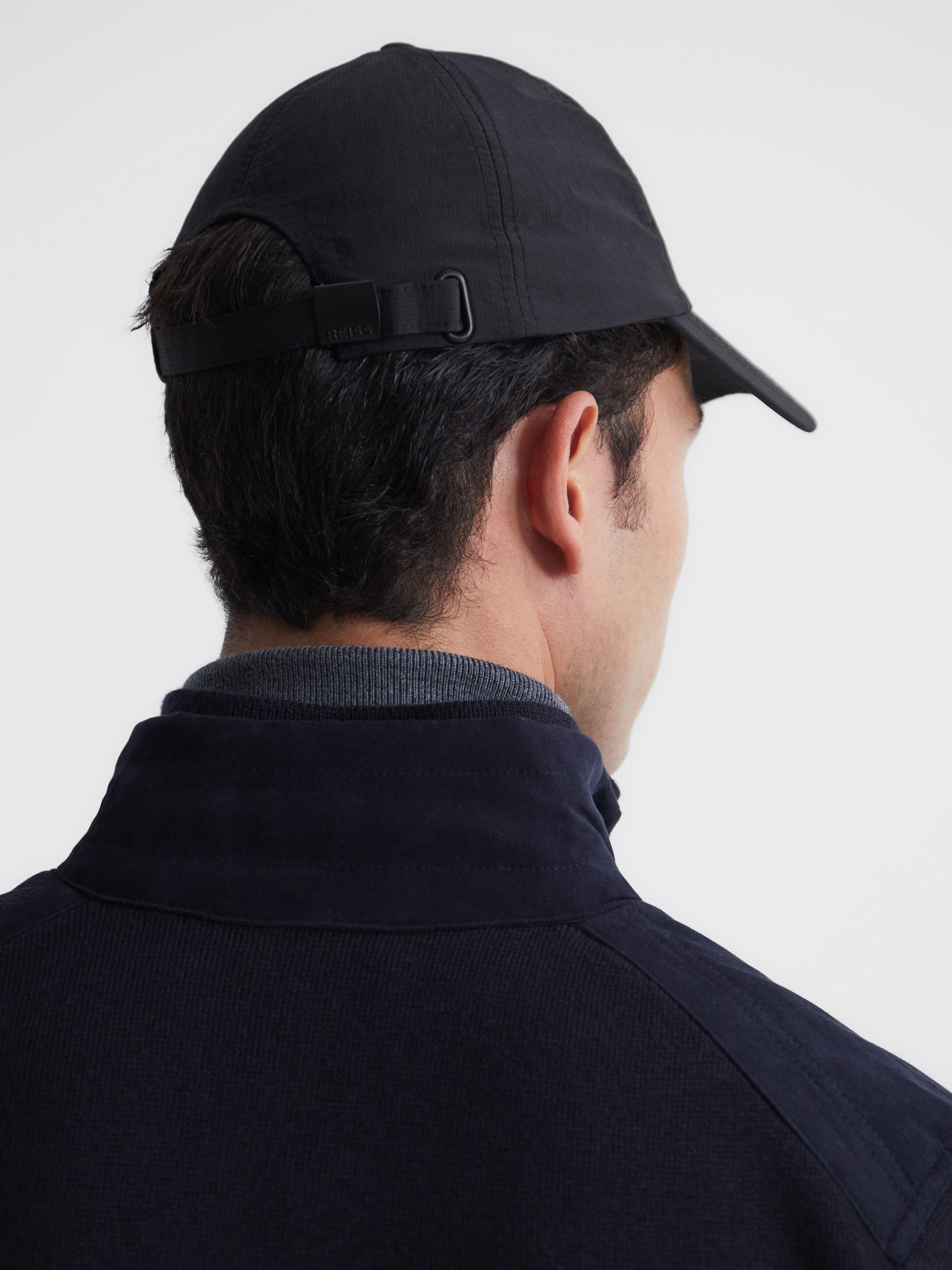 Ripstop Baseball Cap in Black - Image 3 of 5