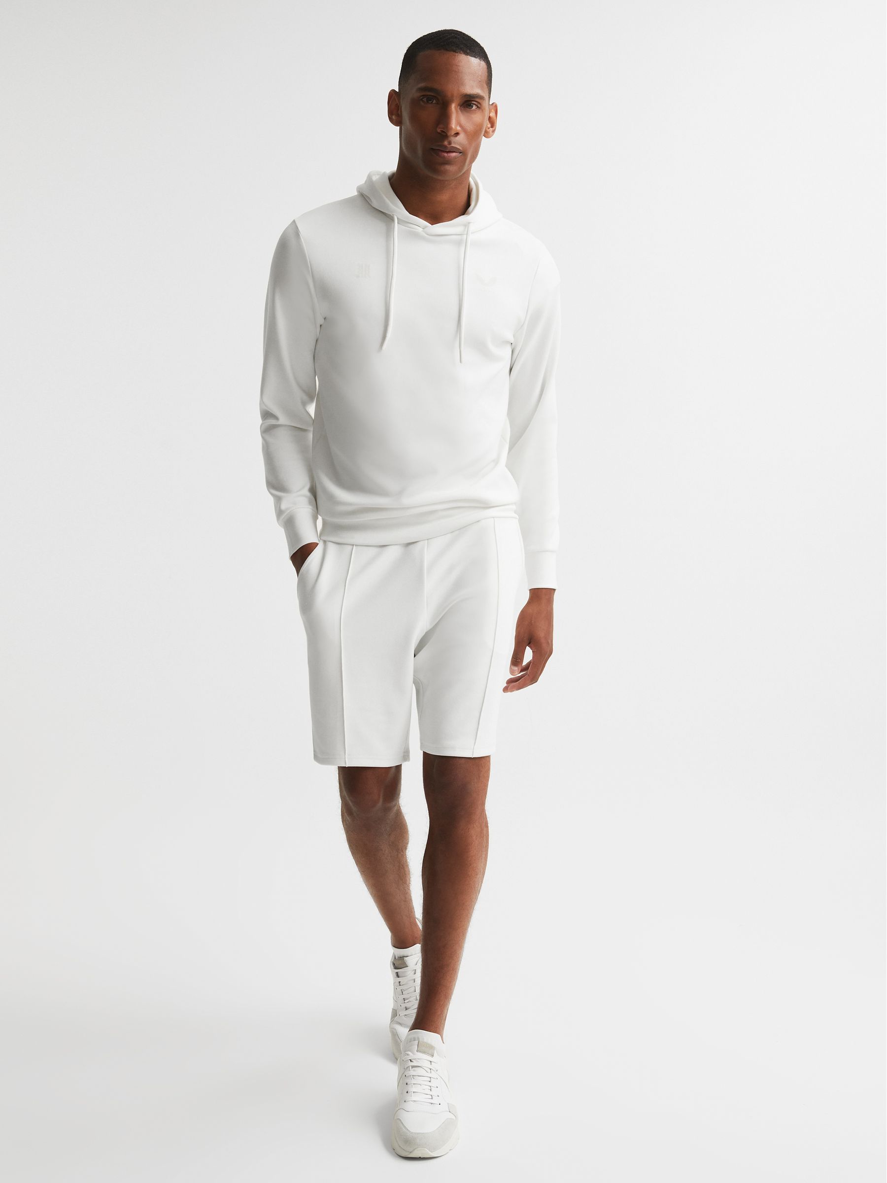 Castore Bonded Shorts in White - Image 3 of 6