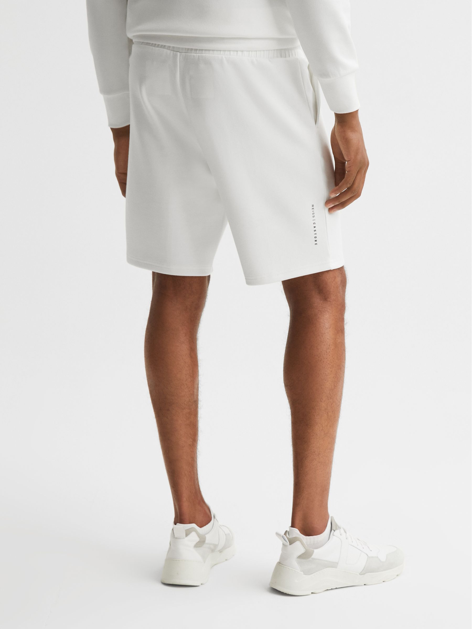 Castore Bonded Shorts in White - Image 5 of 6