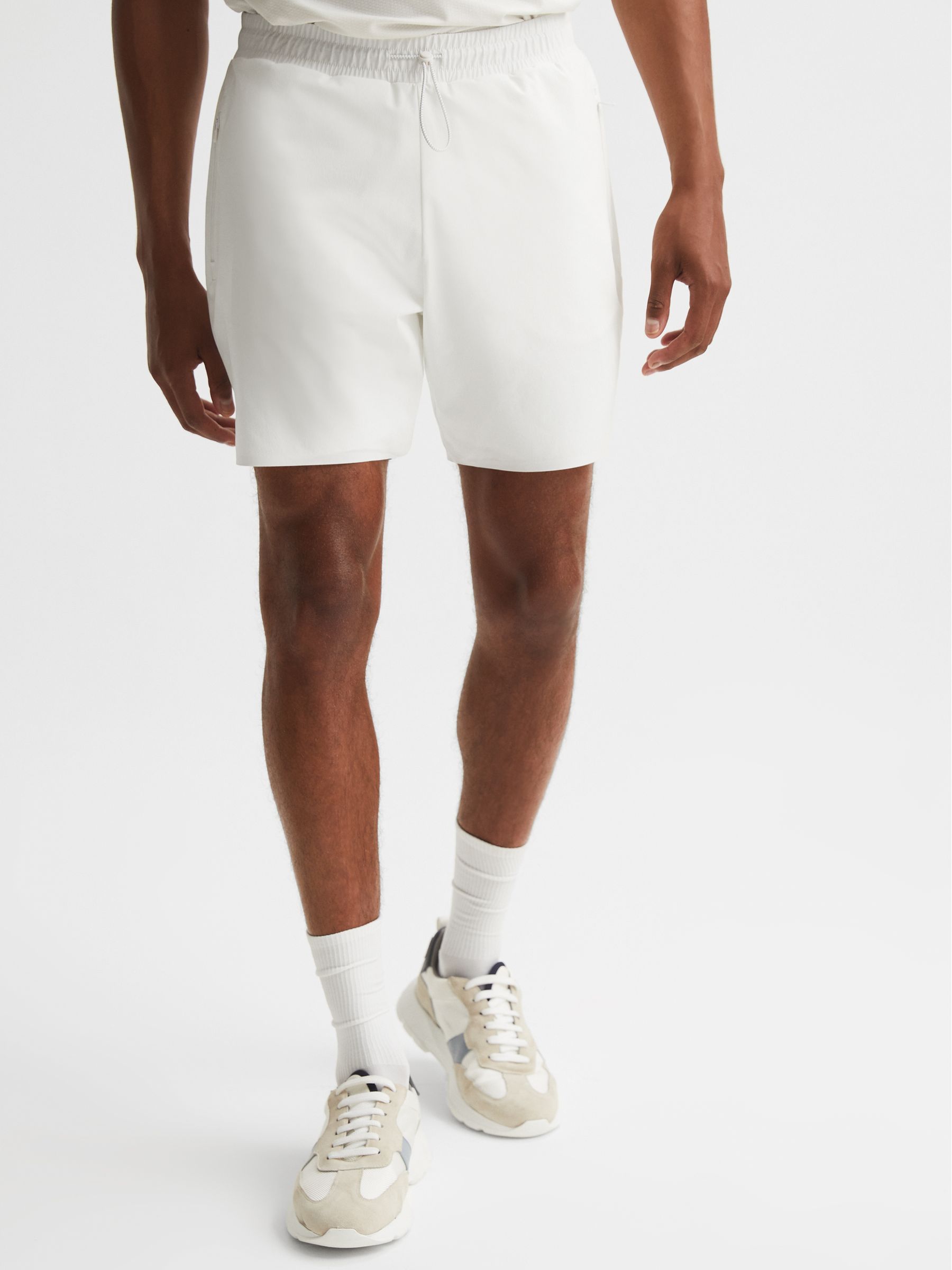 Castore Performance Shorts in White - Image 3 of 9