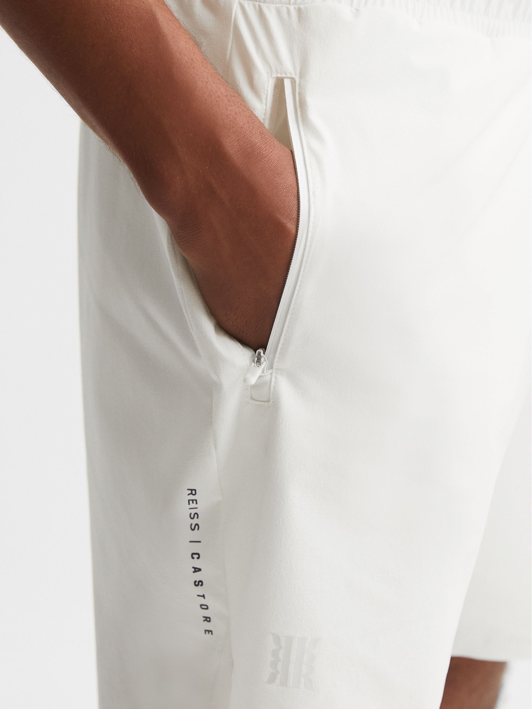 Castore Performance Shorts in White - Image 4 of 9