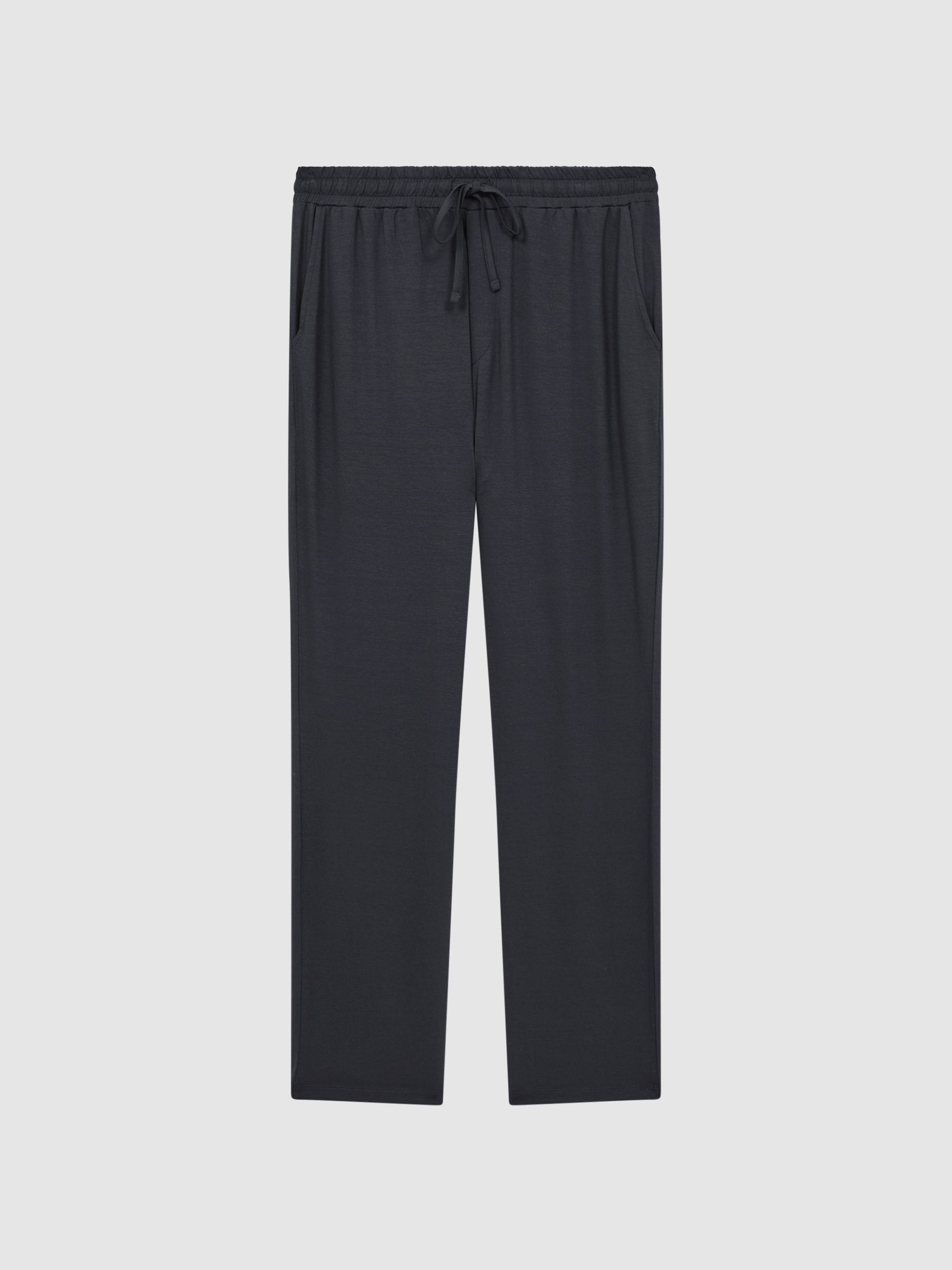 Jersey Drawstring Joggers in Charcoal - Image 2 of 5