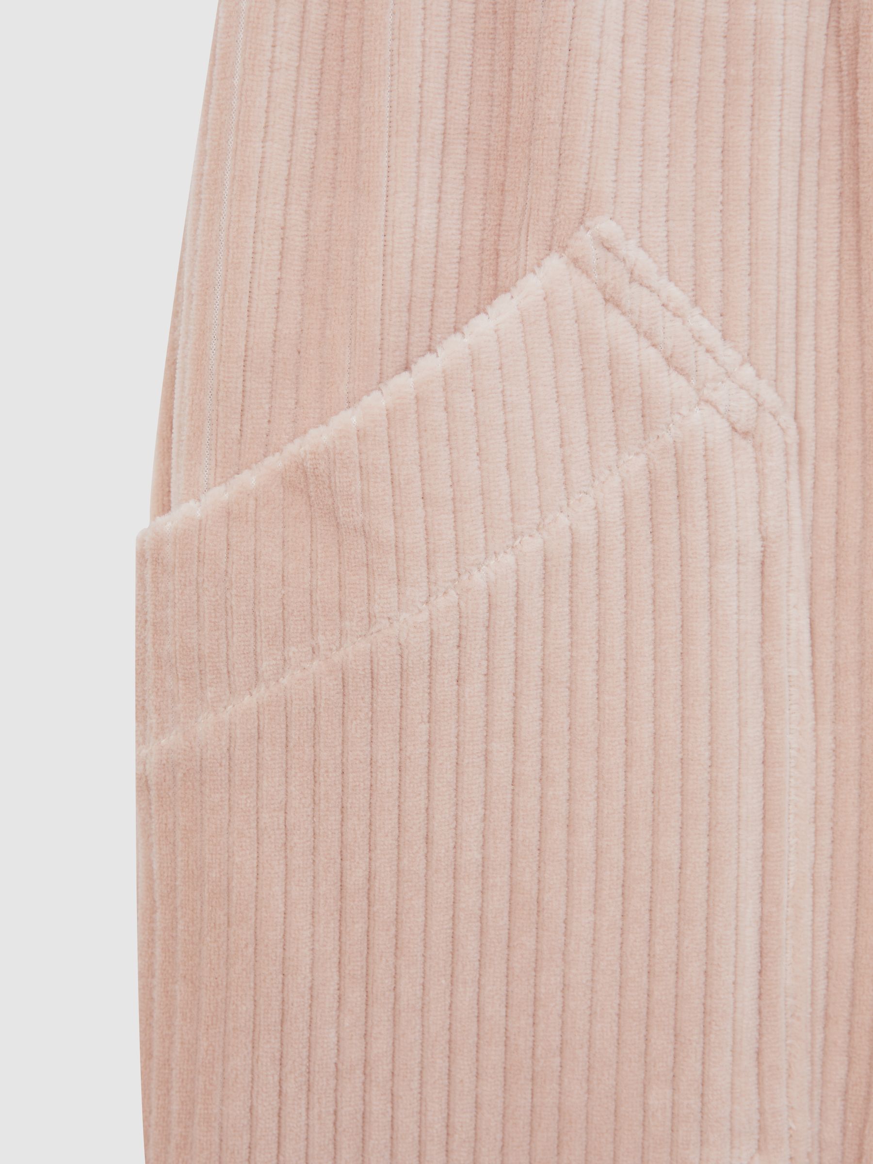 4-9 yrs Relaxed Corduroy Drawstring Trousers in Camel - Image 5 of 5