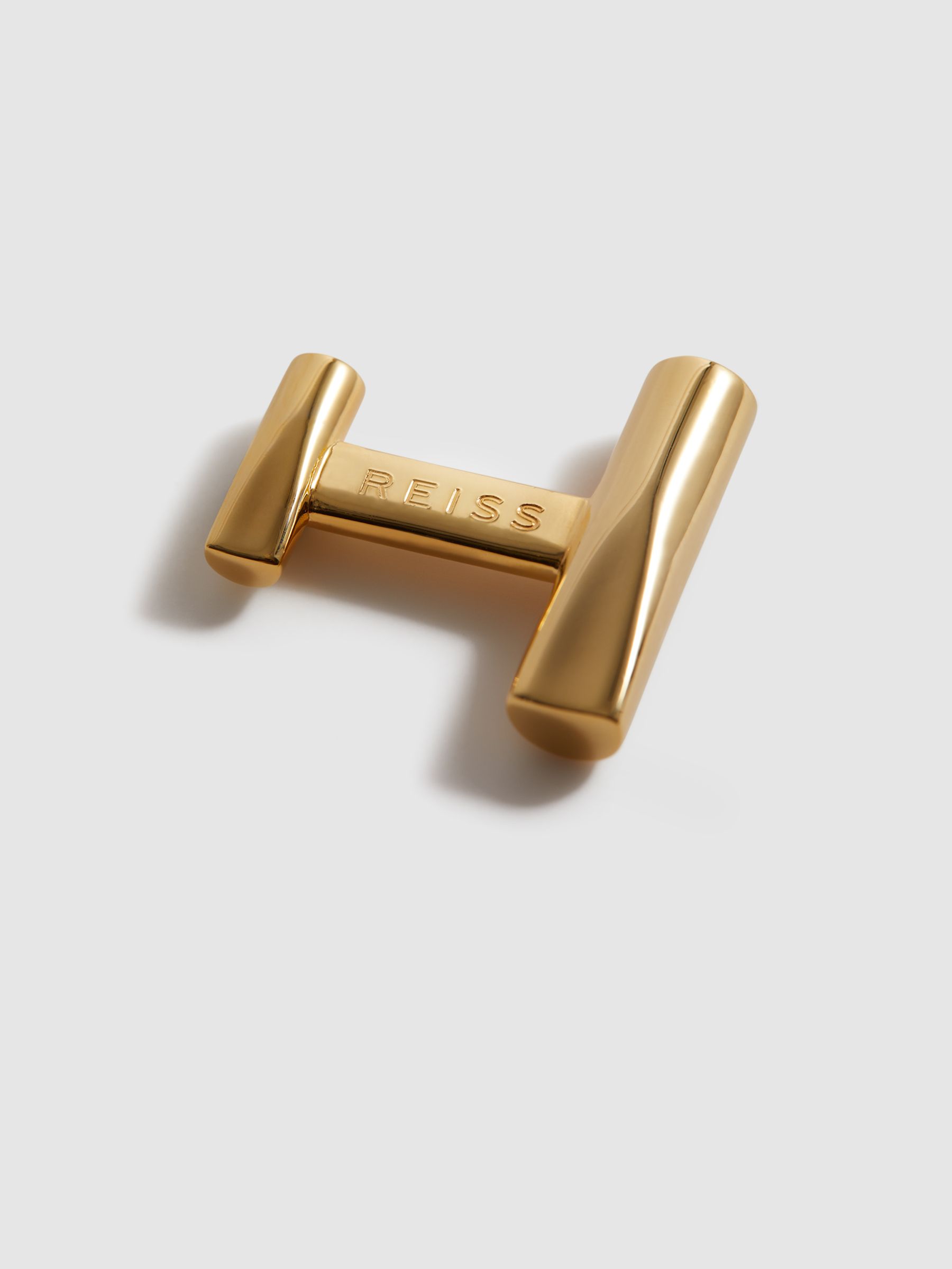 Bar Cufflinks in Gold - Image 4 of 5