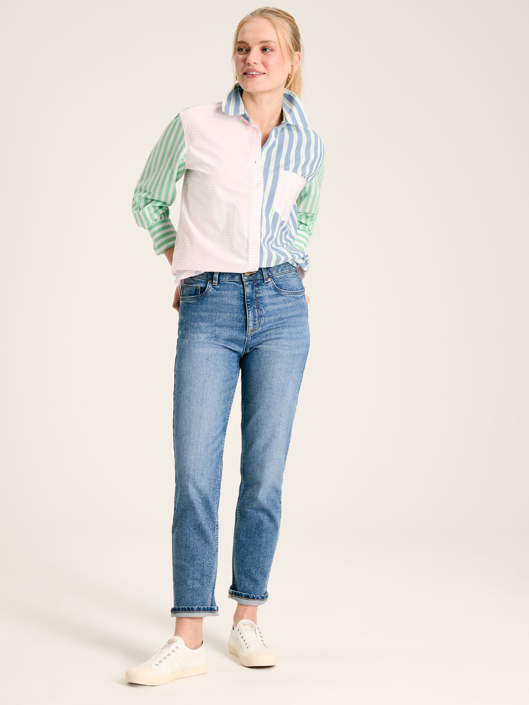Amilla Multi Striped Cotton Shirt - Image 3 of 5