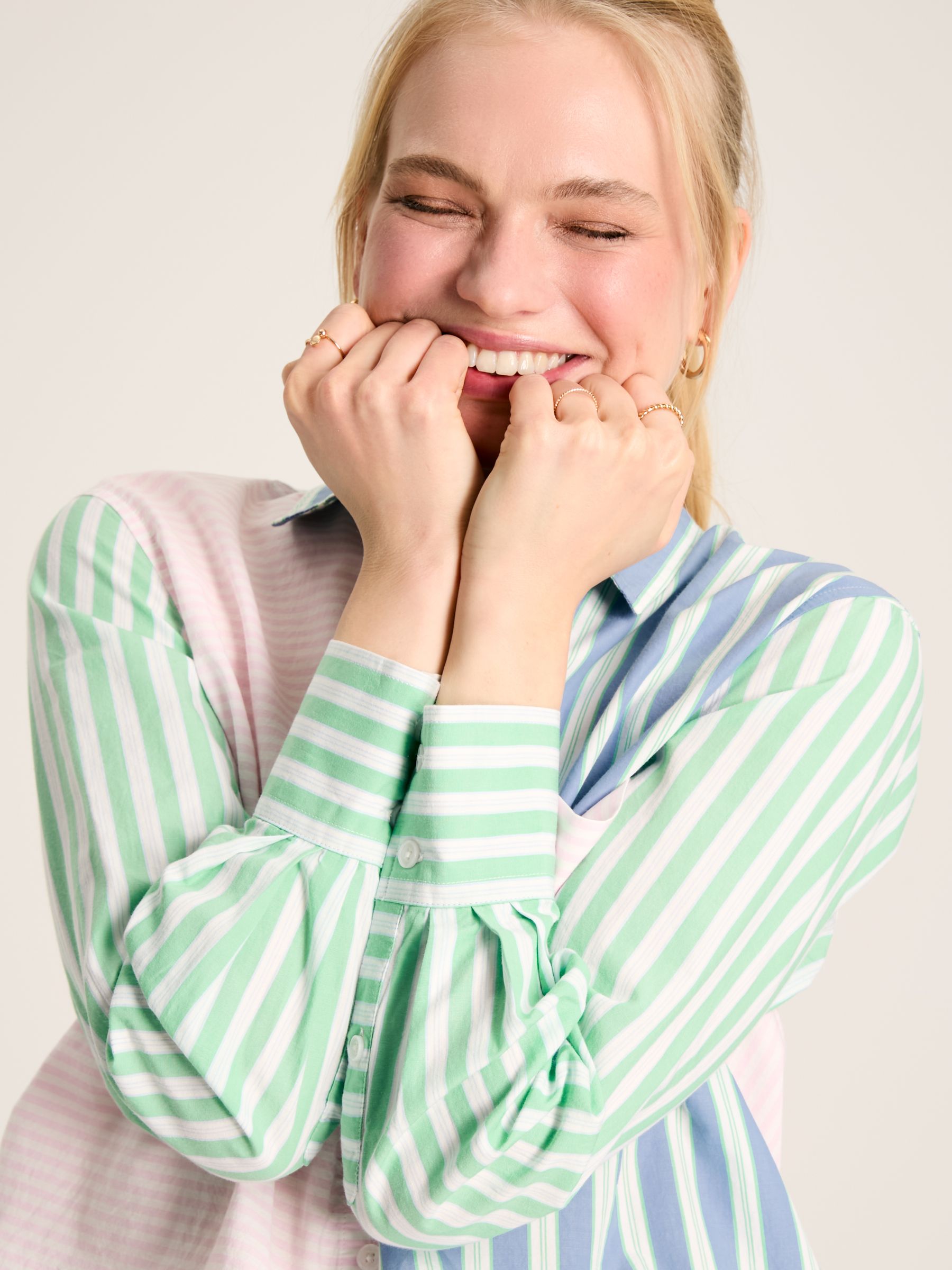 Amilla Multi Striped Cotton Shirt - Image 5 of 5