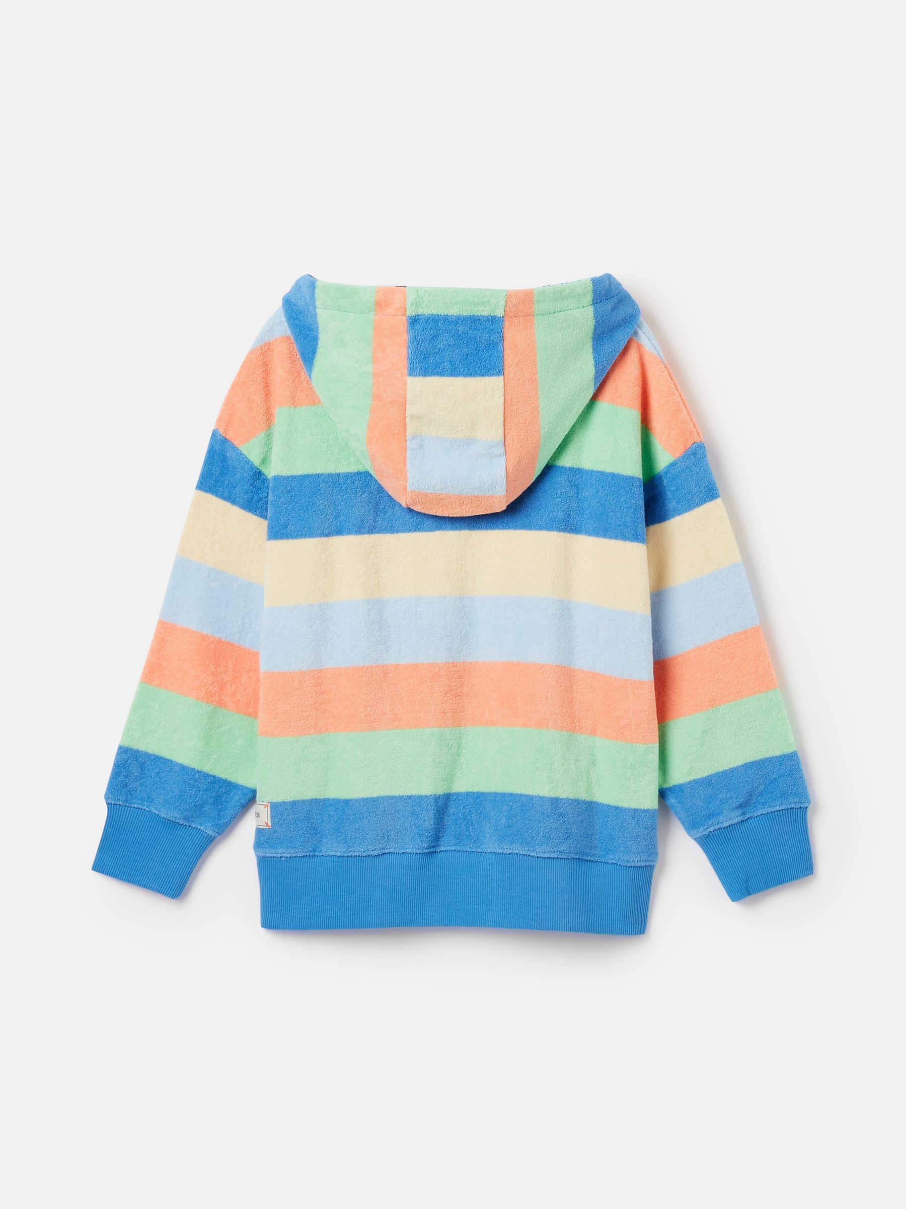 Kids' Shoreside Multi Stripe Towelling Hoodie - Image 2 of 5
