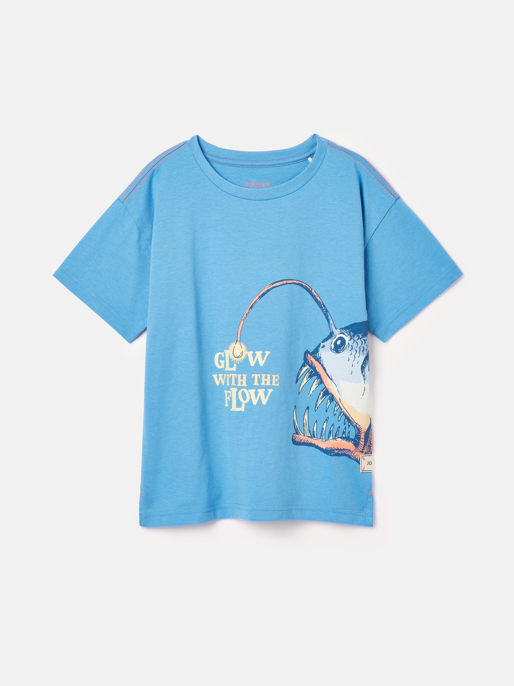 Boys' Ben Blue Short Sleeve T-Shirt - Image 1 of 7