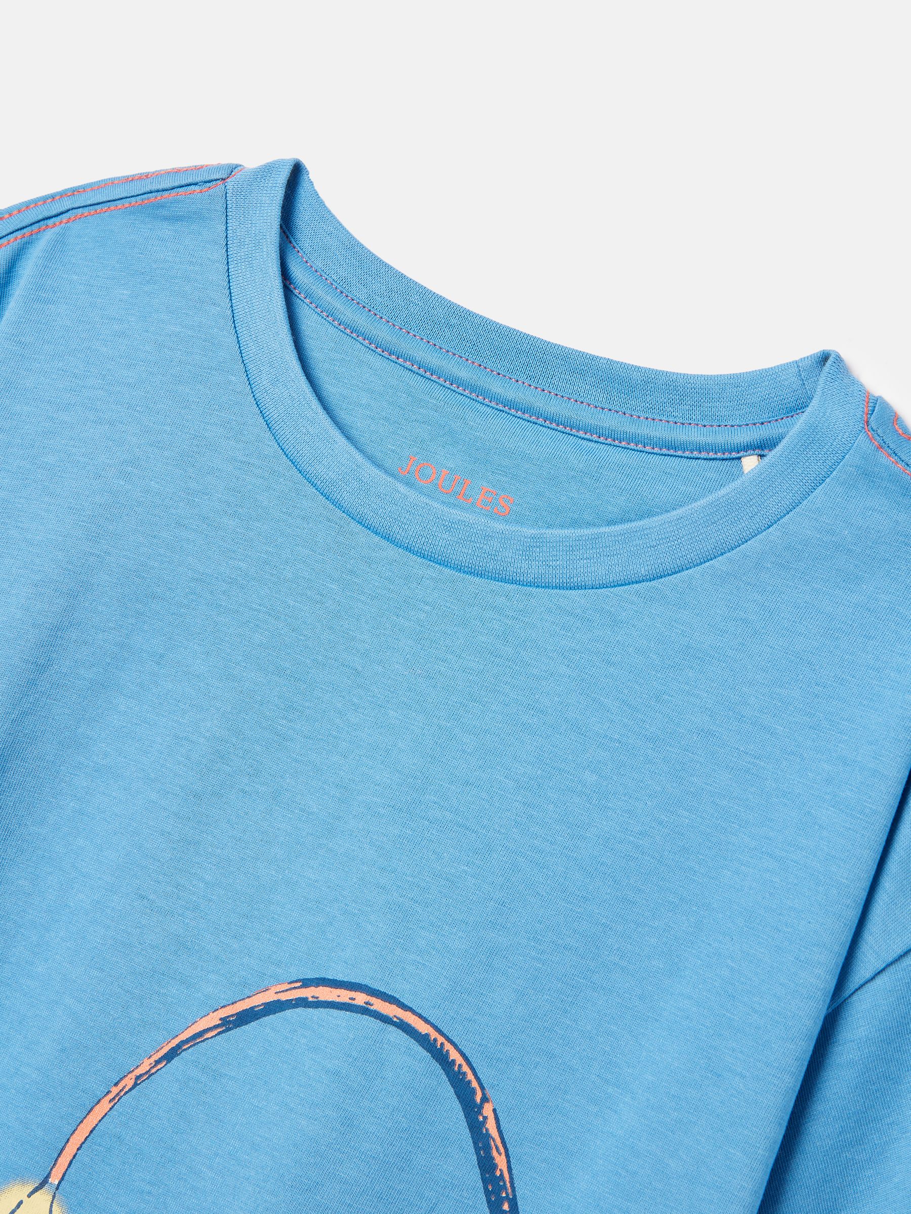 Boys' Ben Blue Short Sleeve T-Shirt - Image 3 of 7