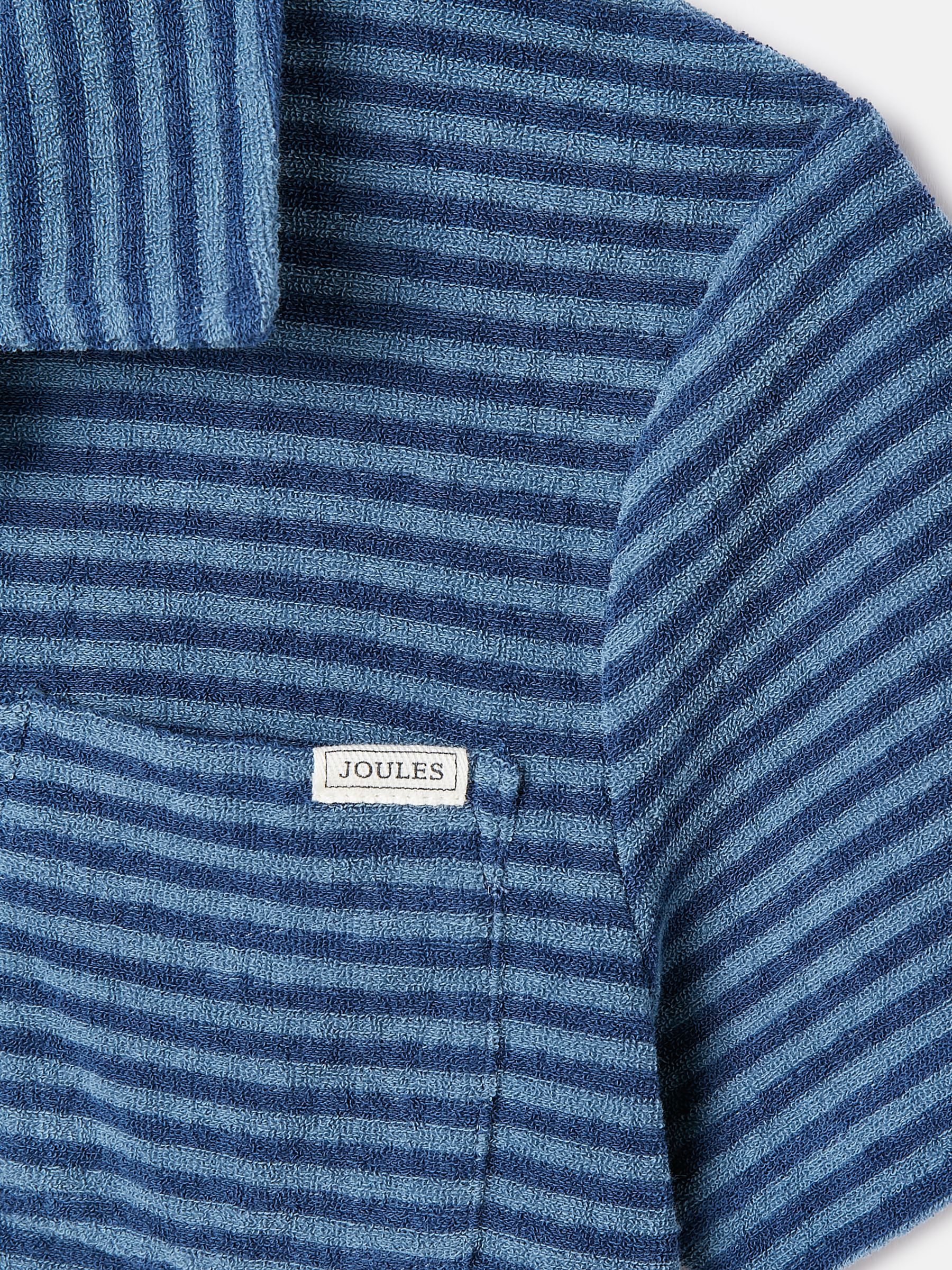 Boys' Otto Blue Towelling Polo Shirt - Image 5 of 5