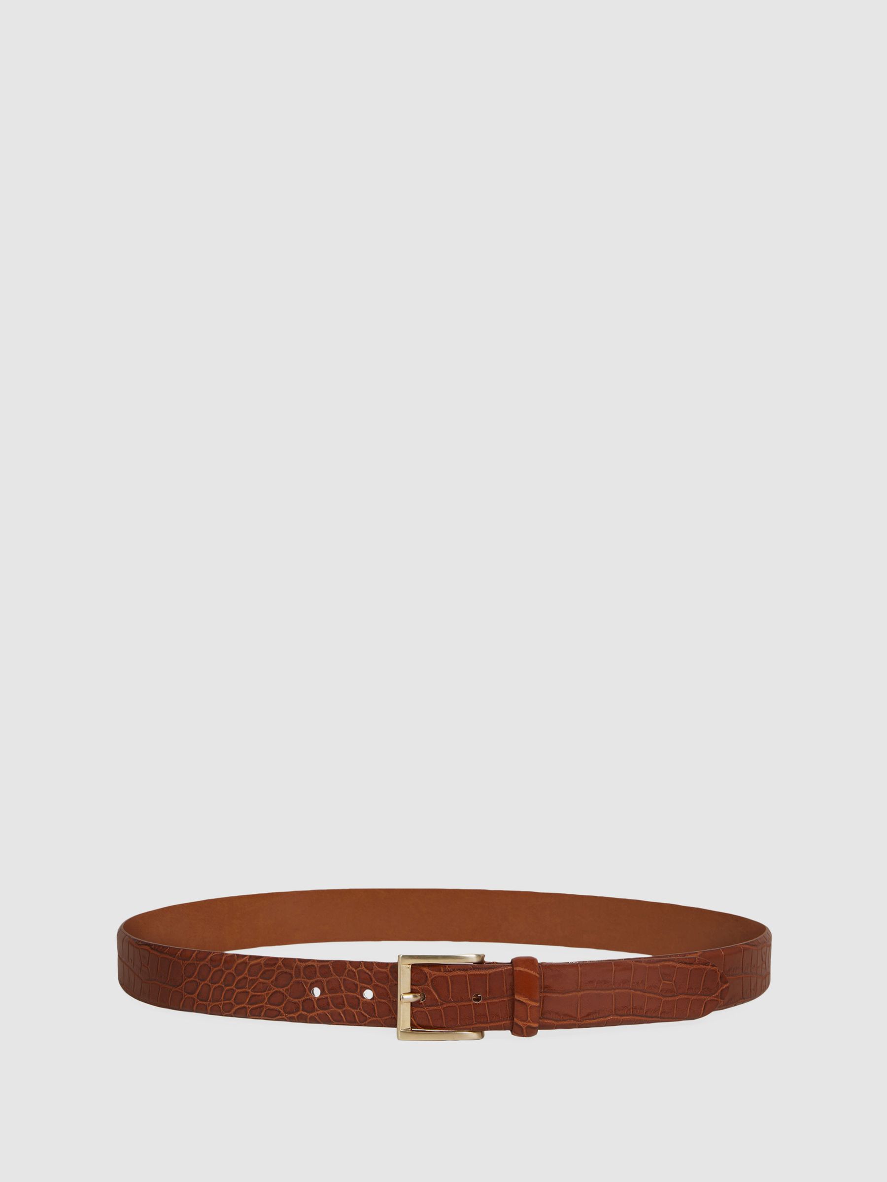 Leather Belt in Tan - Image 4 of 5