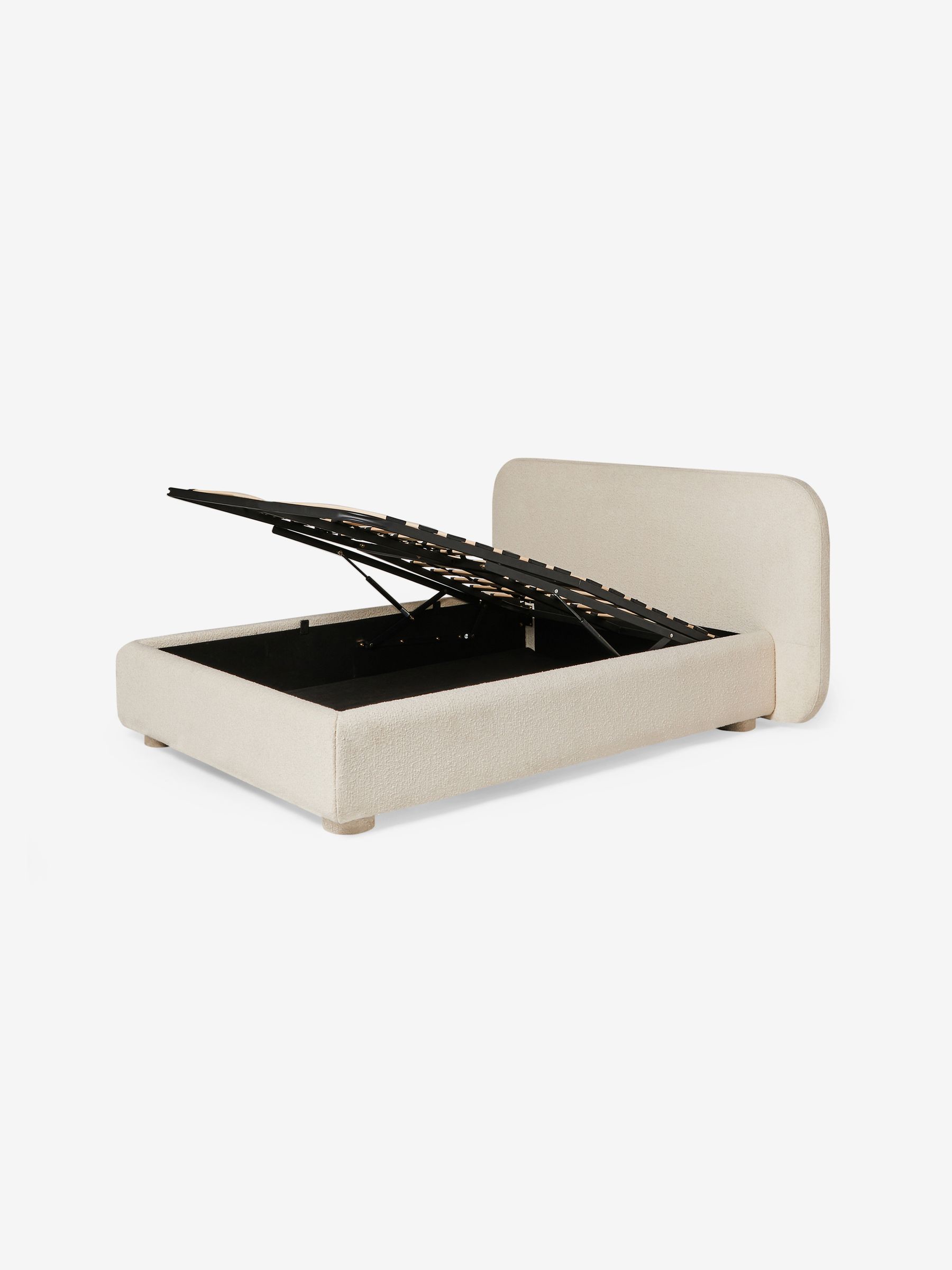 Hanson Ottoman Storage Bed in White - Image 3 of 4