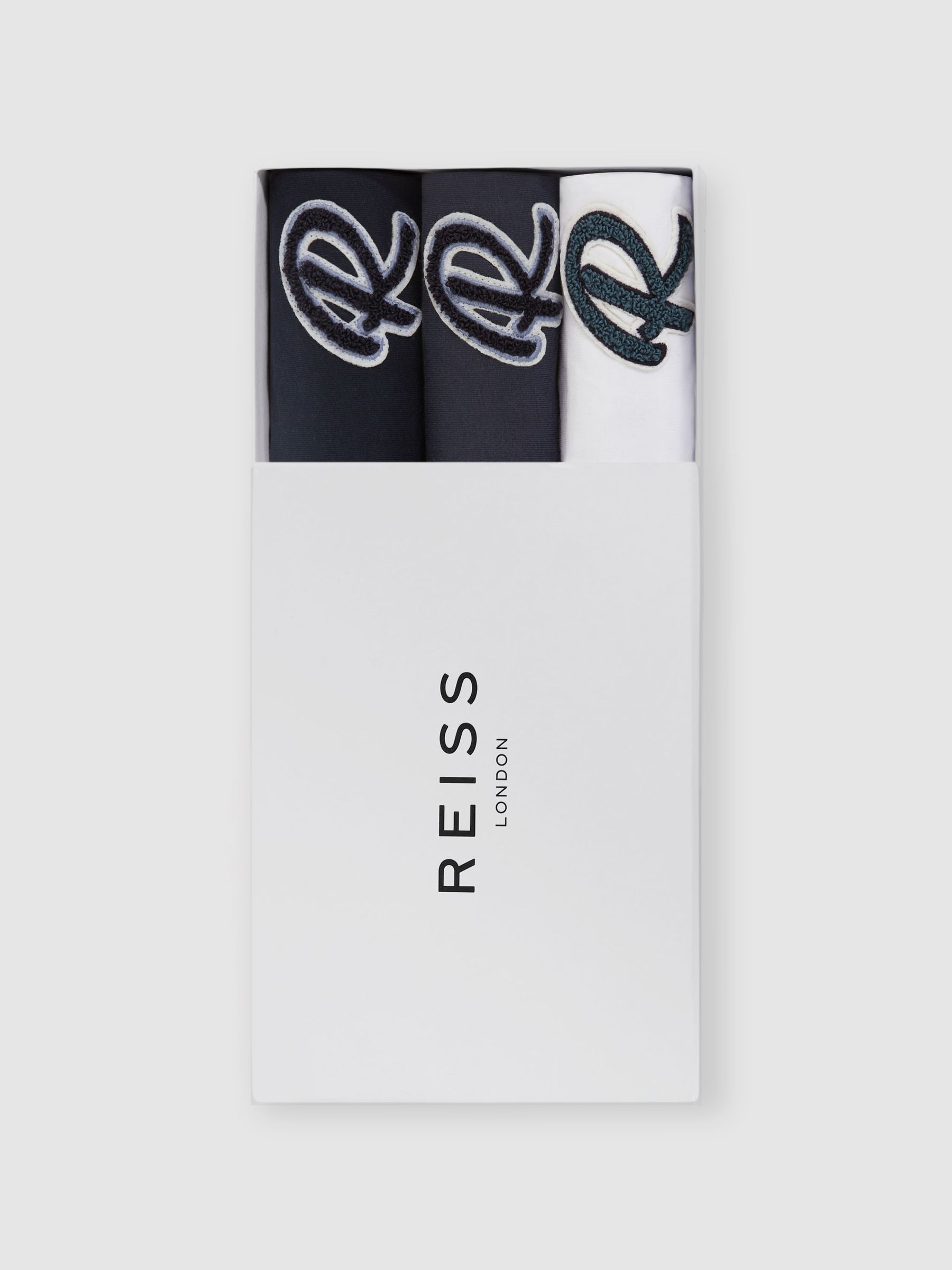 3 Pack of Logo Crew Neck T-Shirts in Multi - Image 1 of 11