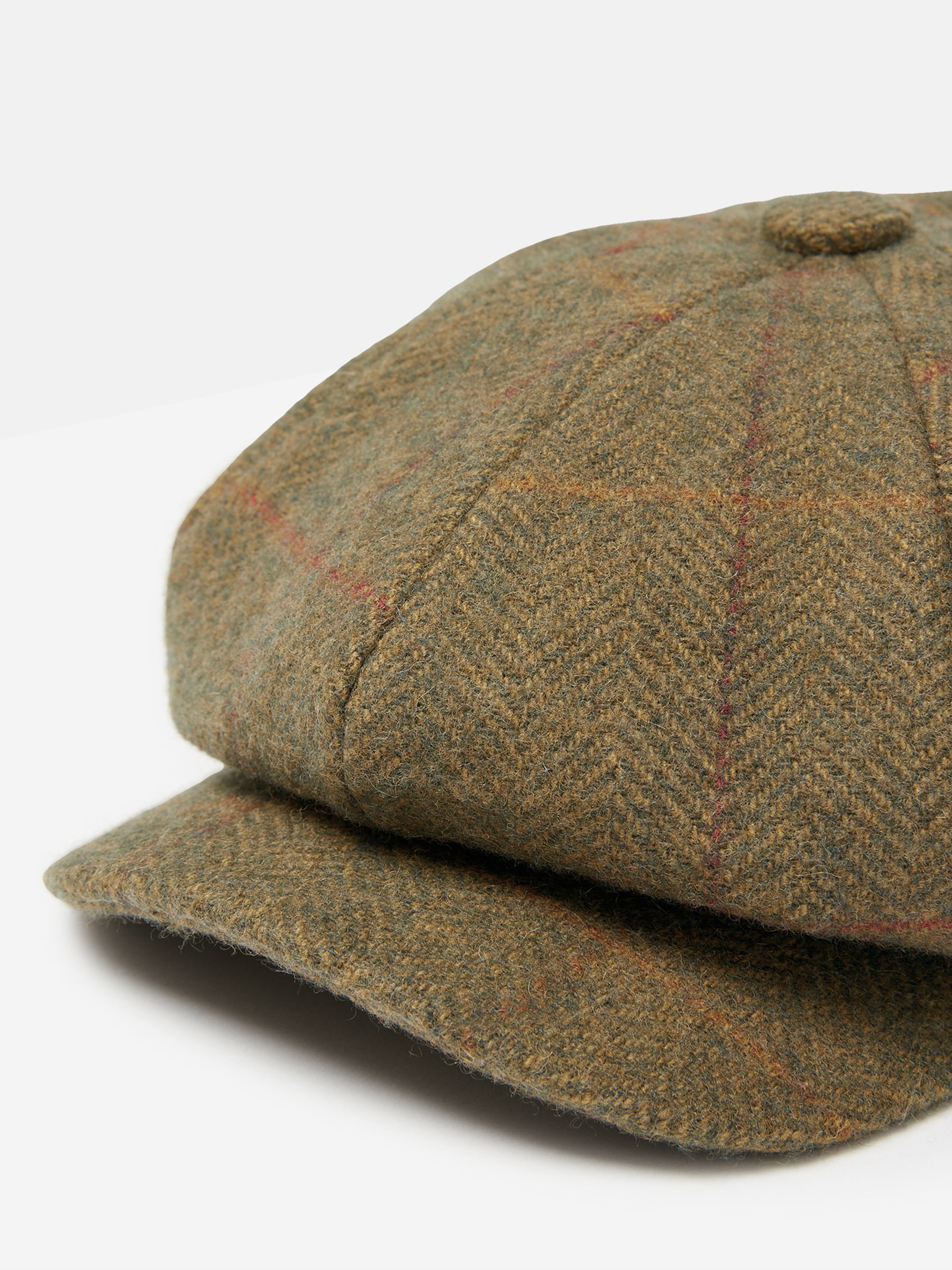Harrogate Green Tweed Baker Boy Hat - Image 5 of 5