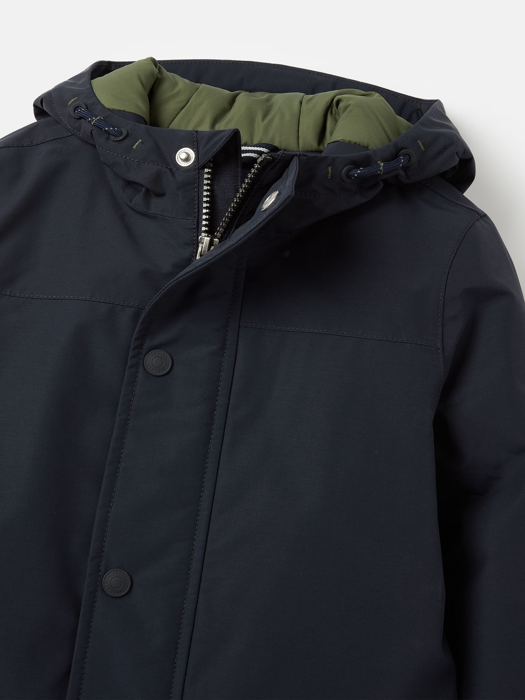 Autumn Layworth Navy Blue Waterproof Coat With Hood - Image 3 of 5