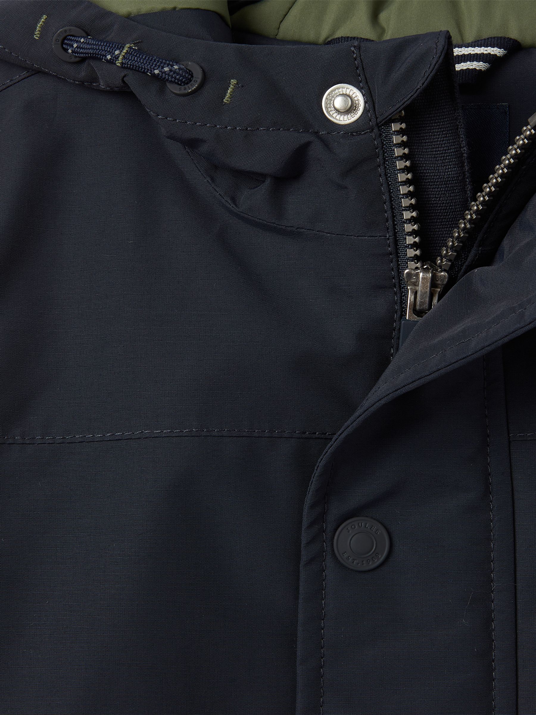 Autumn Layworth Navy Blue Waterproof Coat With Hood - Image 5 of 5