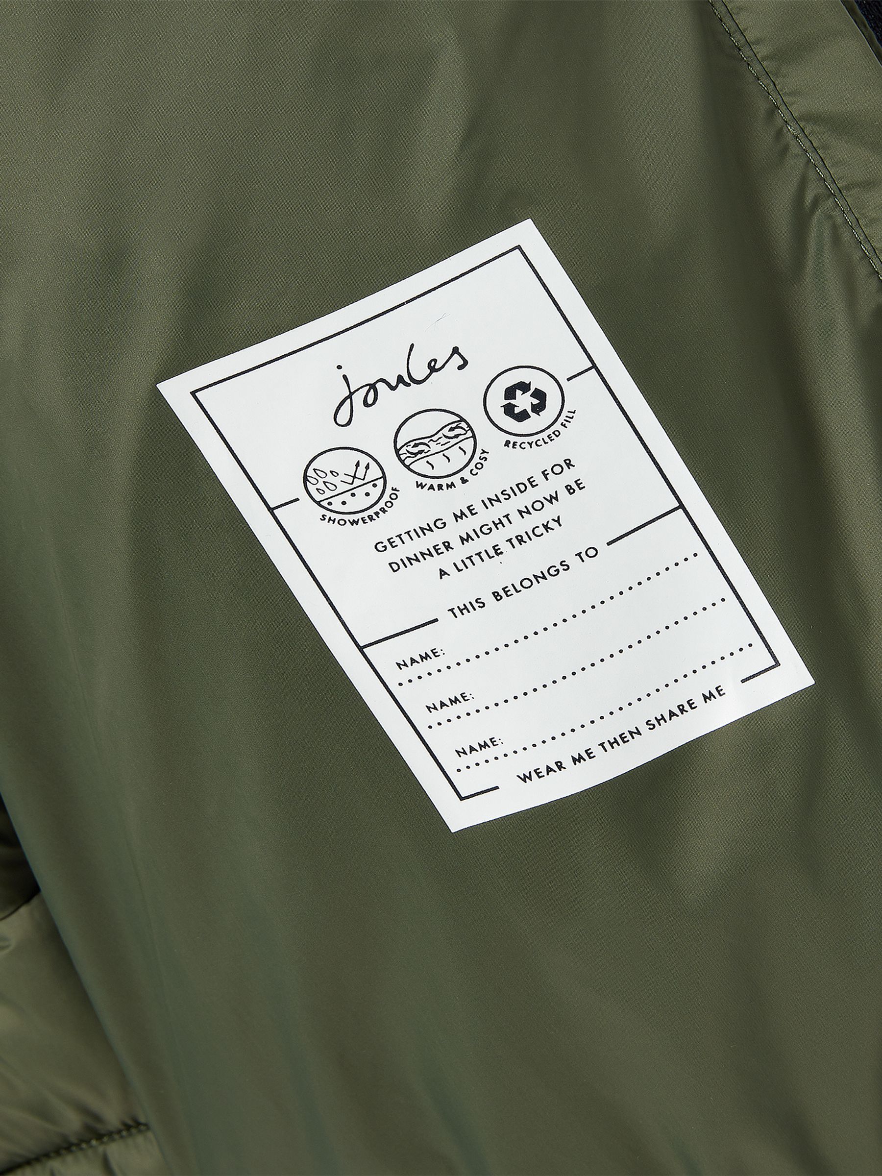 Cairn Navy/Khaki Showerproof Coat - Image 5 of 6