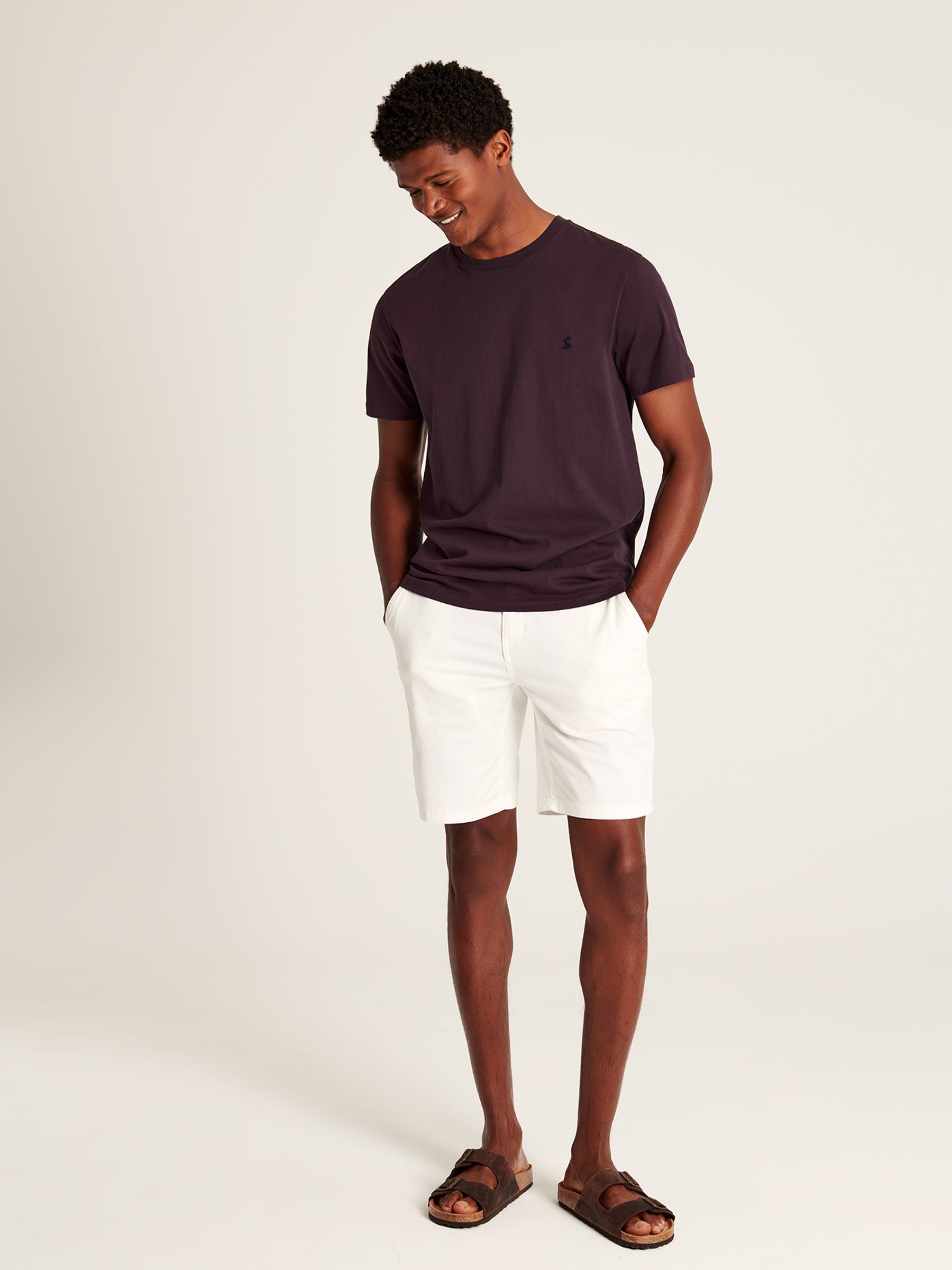Denton Purple Plain Jersey T-Shirt - Image 3 of 5