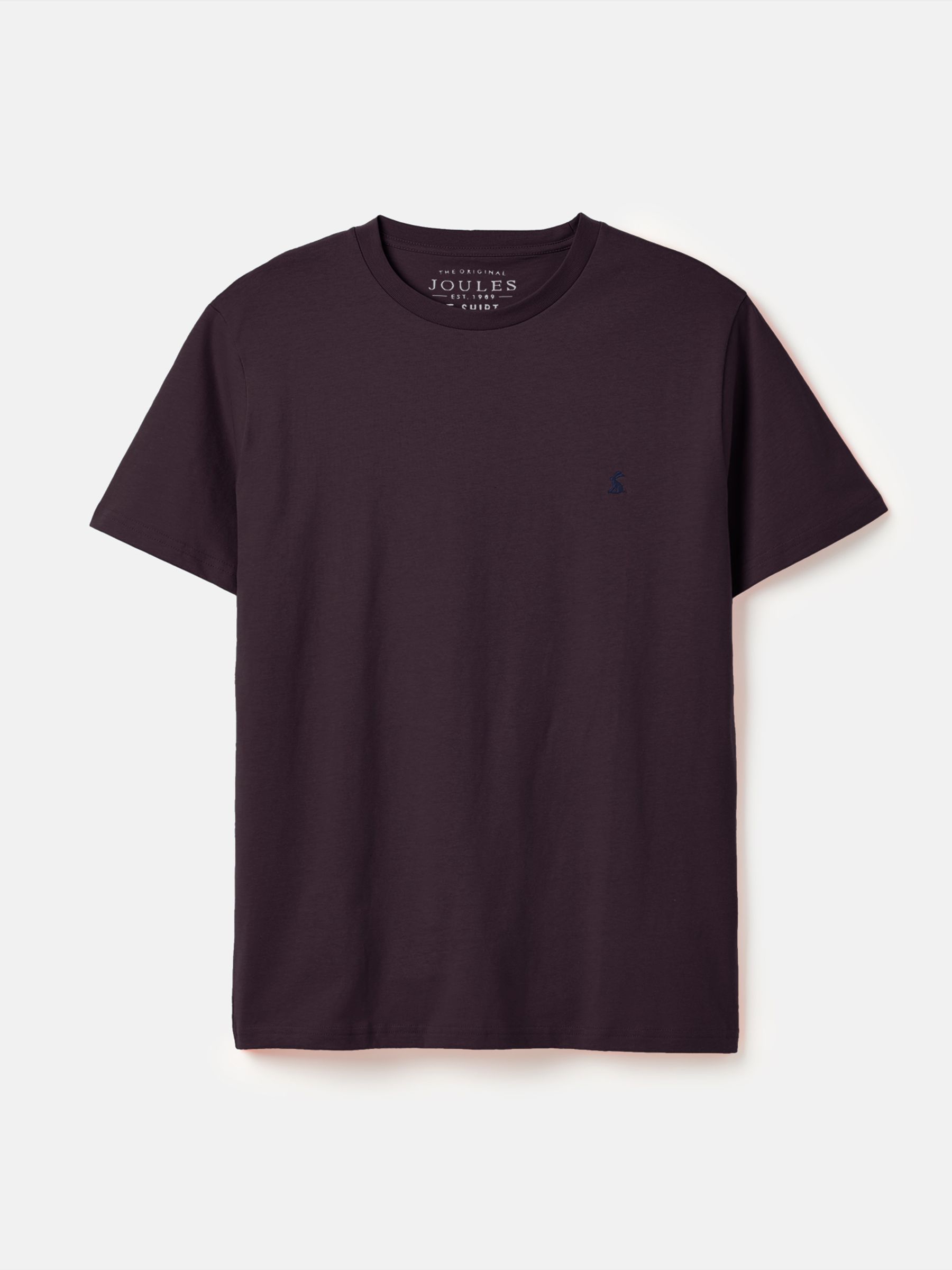 Denton Purple Plain Jersey T-Shirt - Image 5 of 5