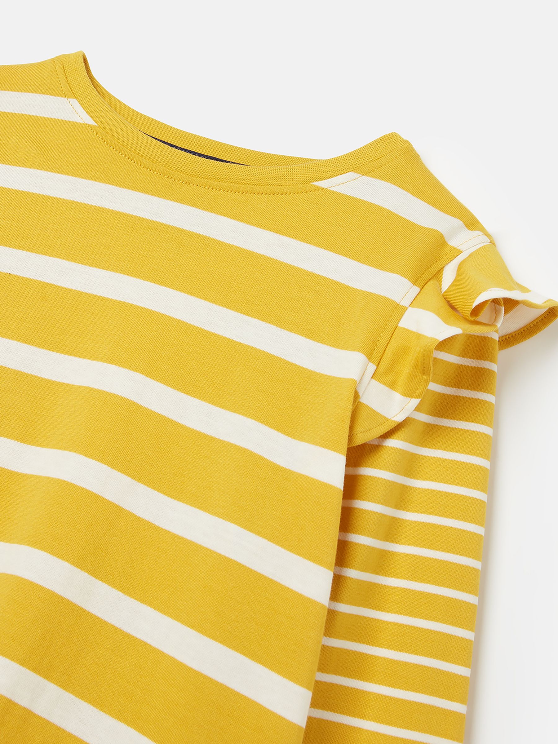 Elora Yellow Long Sleeve Jersey Top - Image 3 of 5