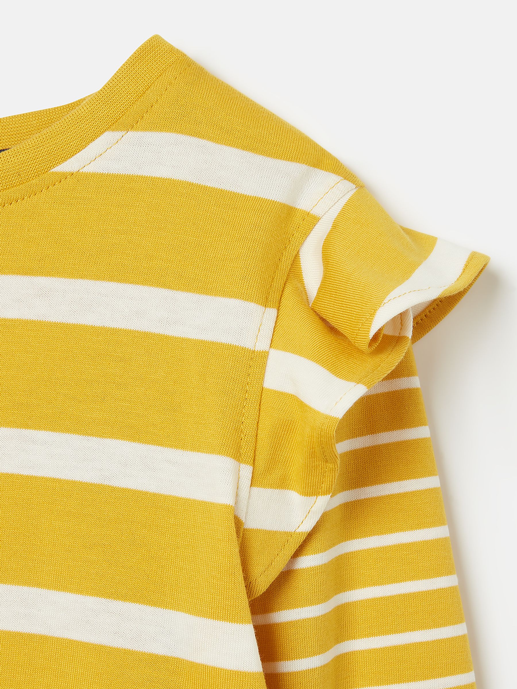 Elora Yellow Long Sleeve Jersey Top - Image 5 of 5