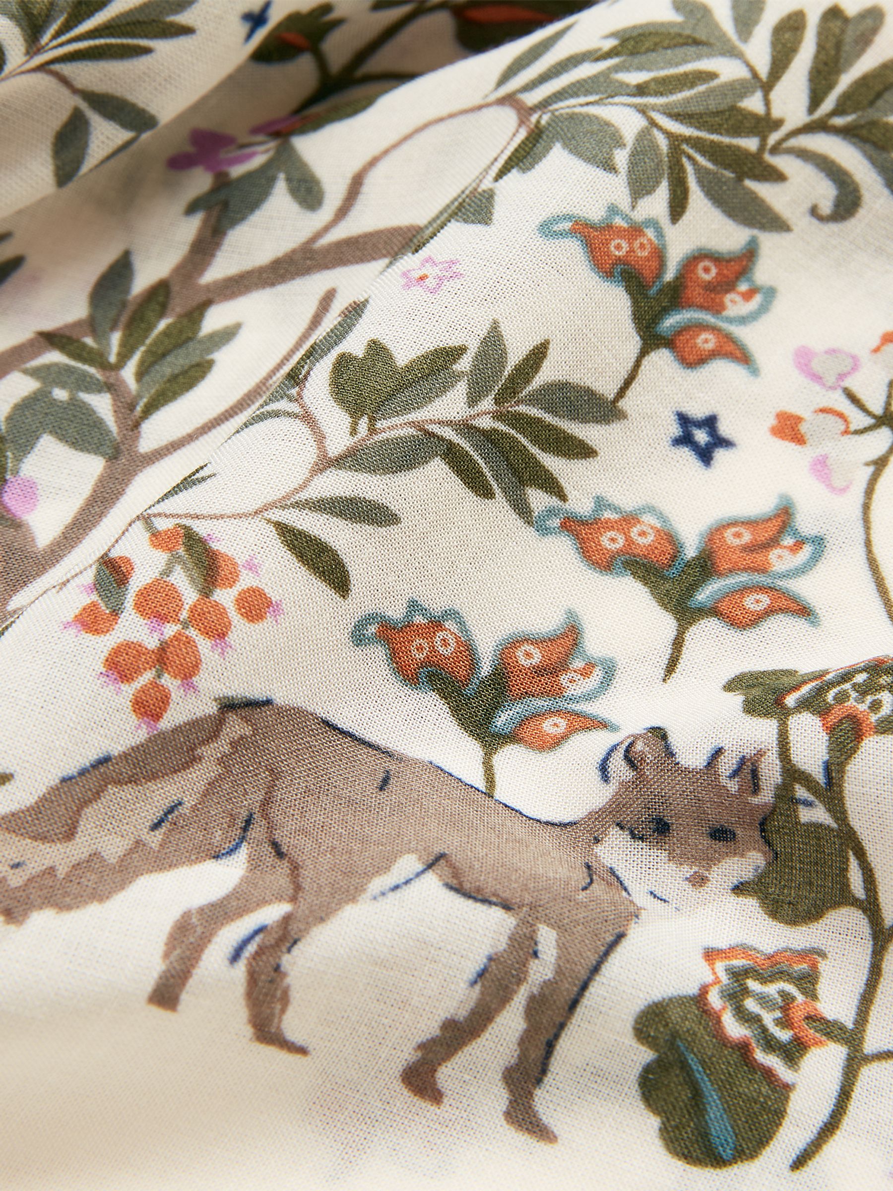 Middleton Grey Printed Square Scarf - Image 9 of 10