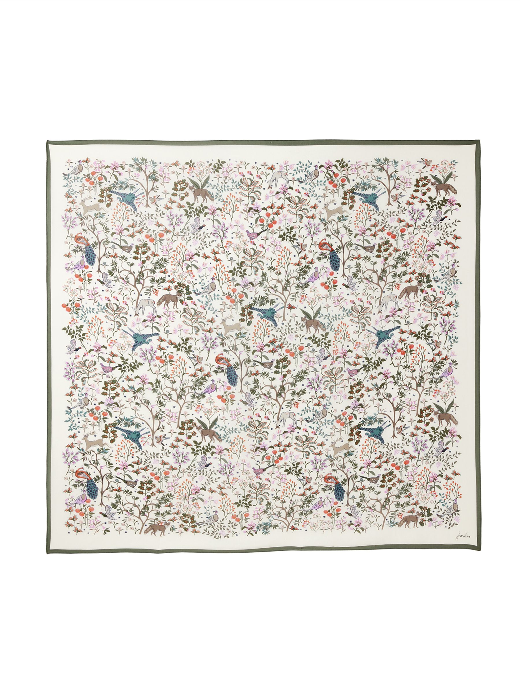 Middleton Grey Printed Square Scarf - Image 10 of 10