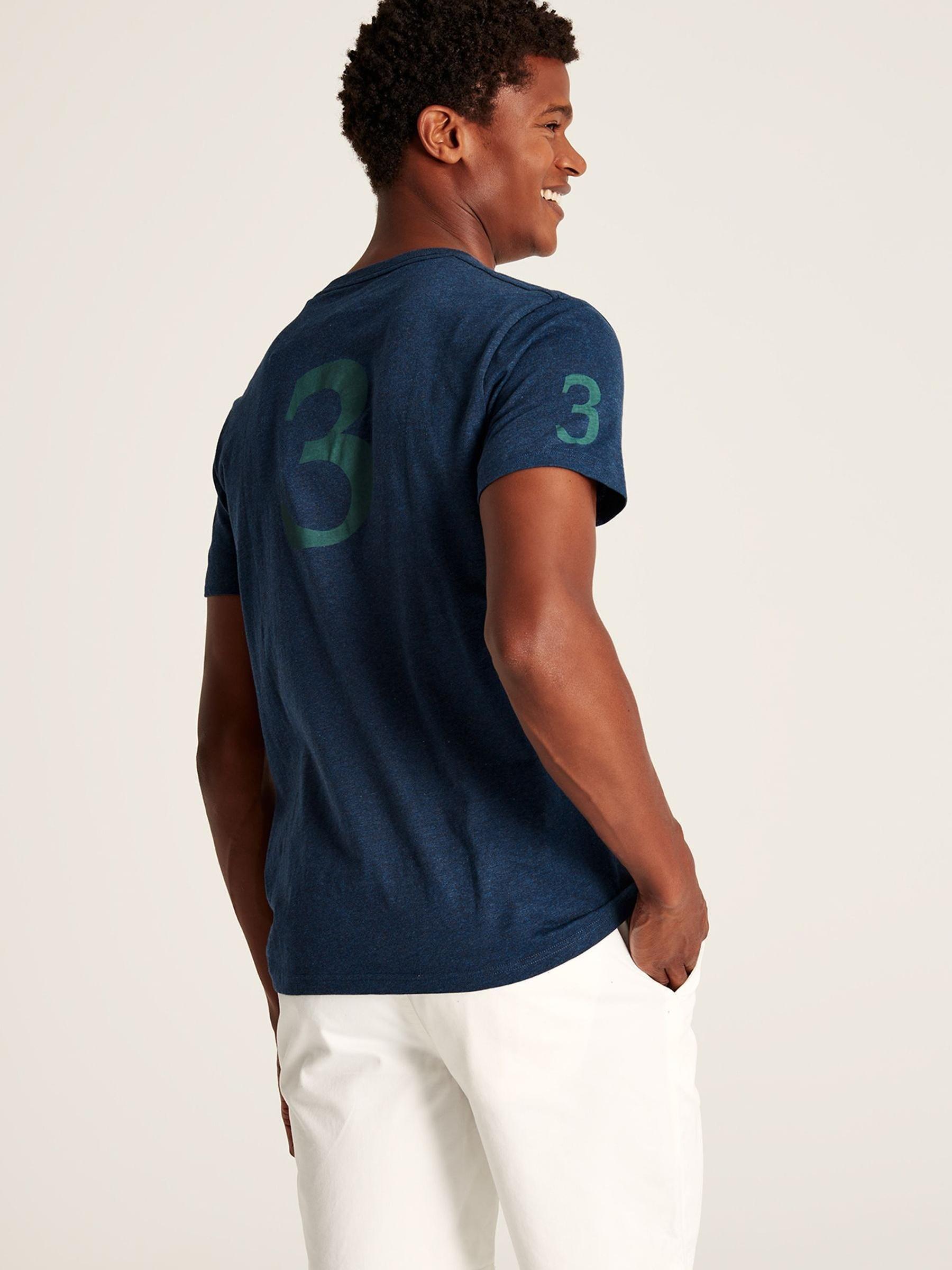 Flynn Blue Graphic Tee-Graphic Jersey T-Shirt - Image 2 of 6