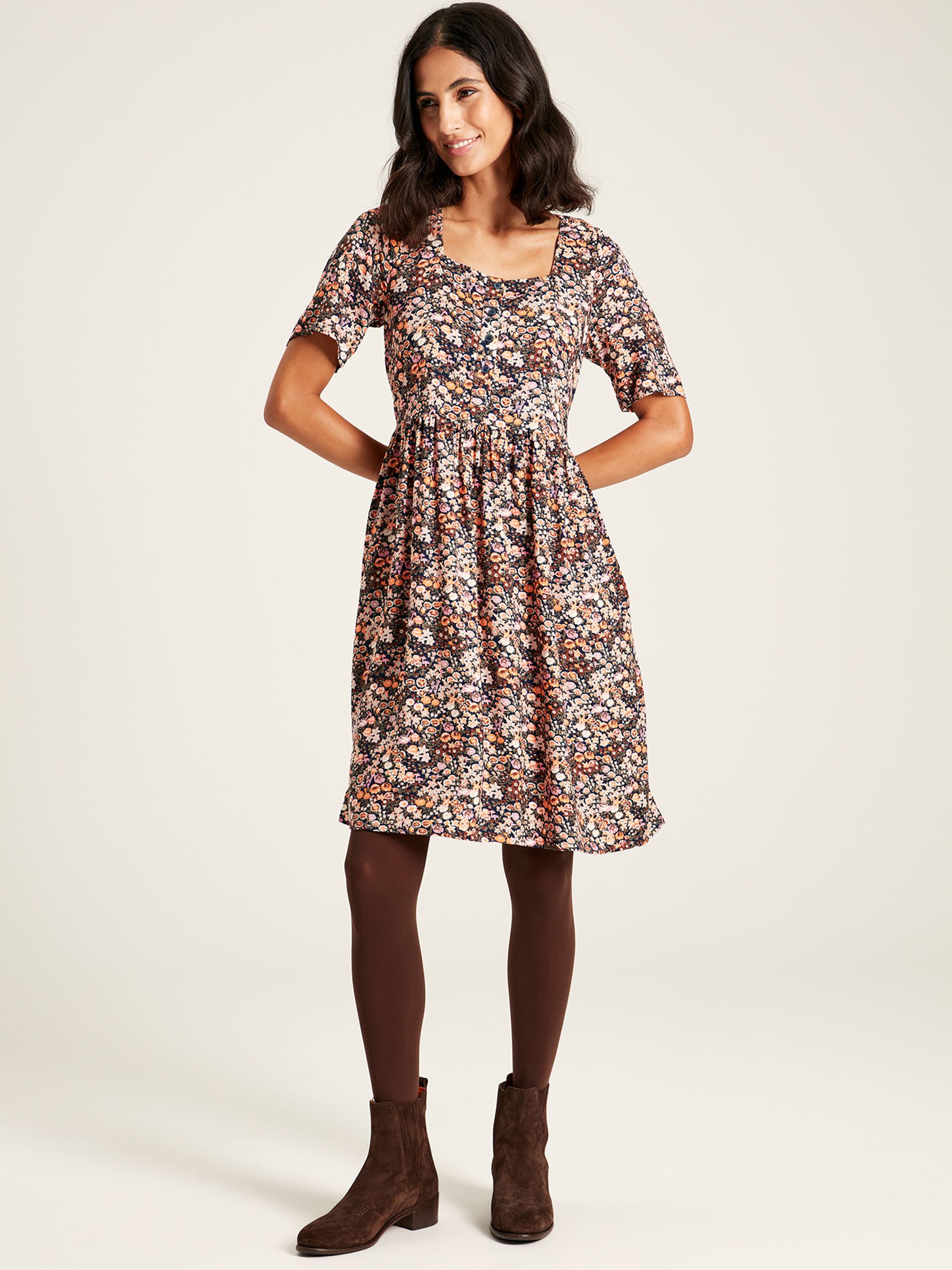Norah Multi Square Neck Dress - Image 2 of 6