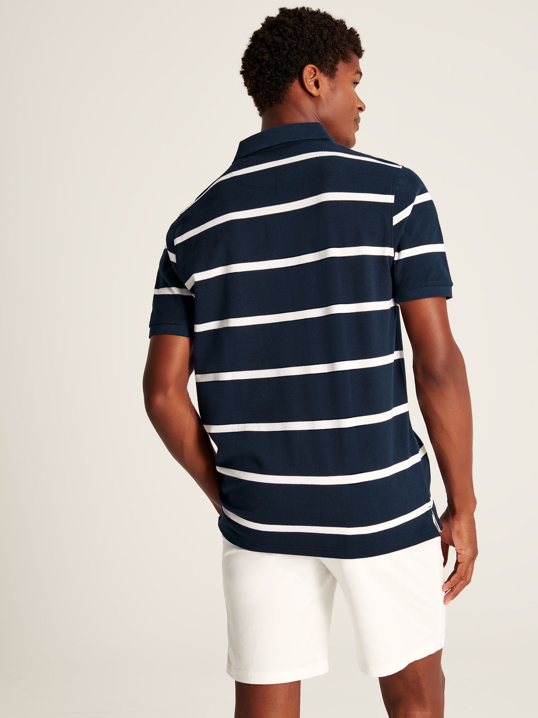 Filbert Navy/White Striped Polo Shirt - Image 2 of 6