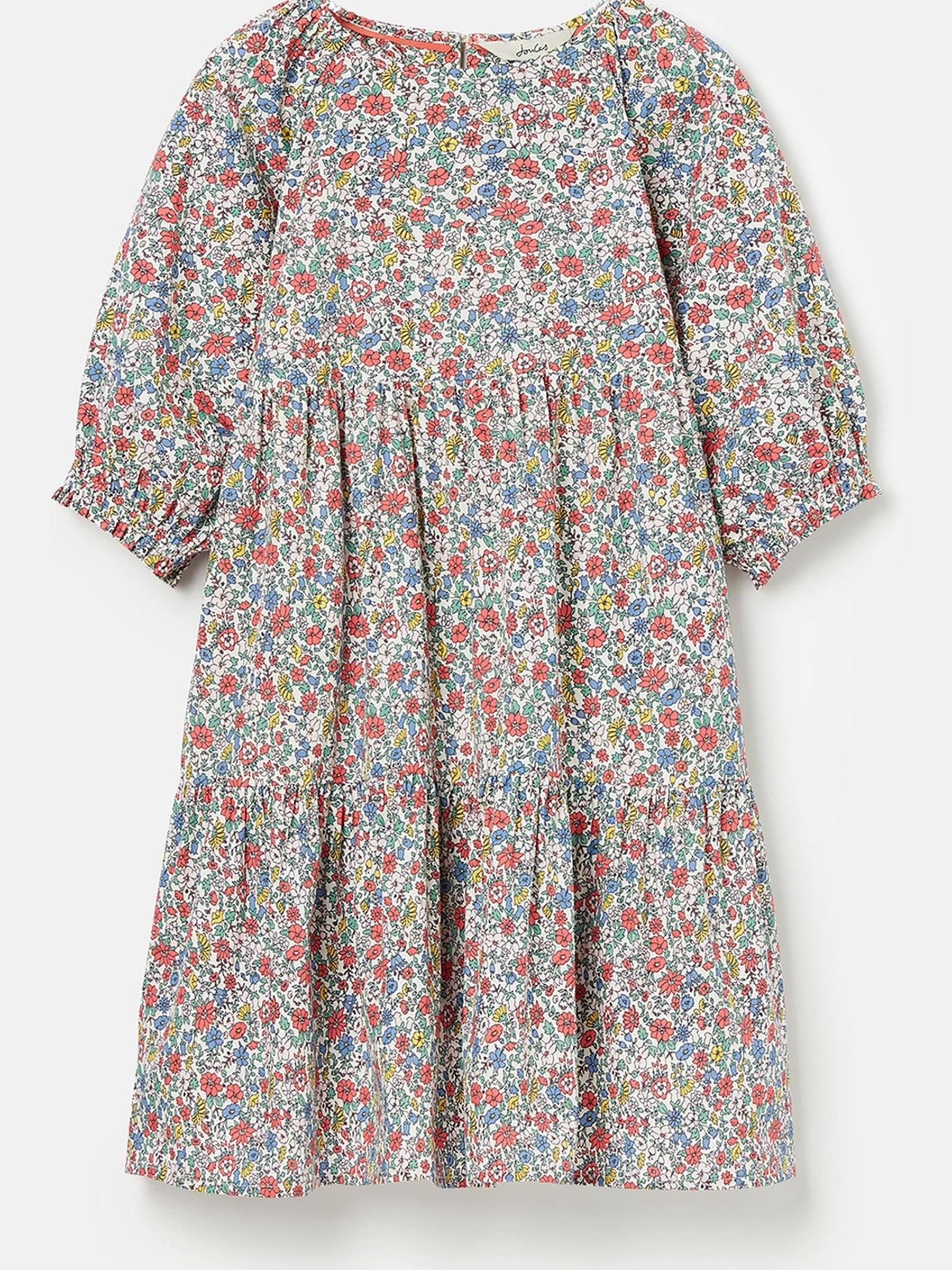 Isabella White Tiered Woven Dress - Image 3 of 6