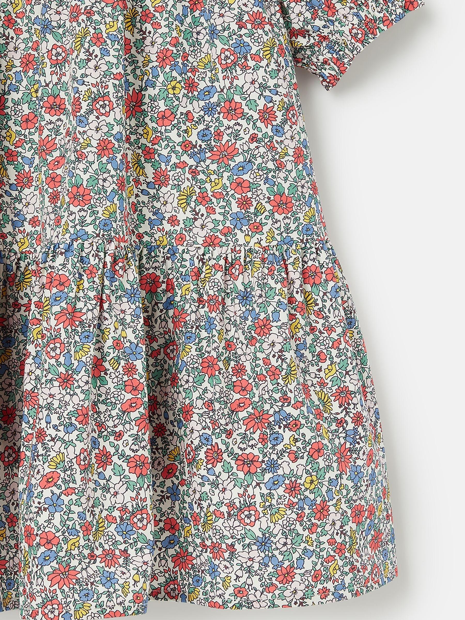 Isabella White Tiered Woven Dress - Image 4 of 6
