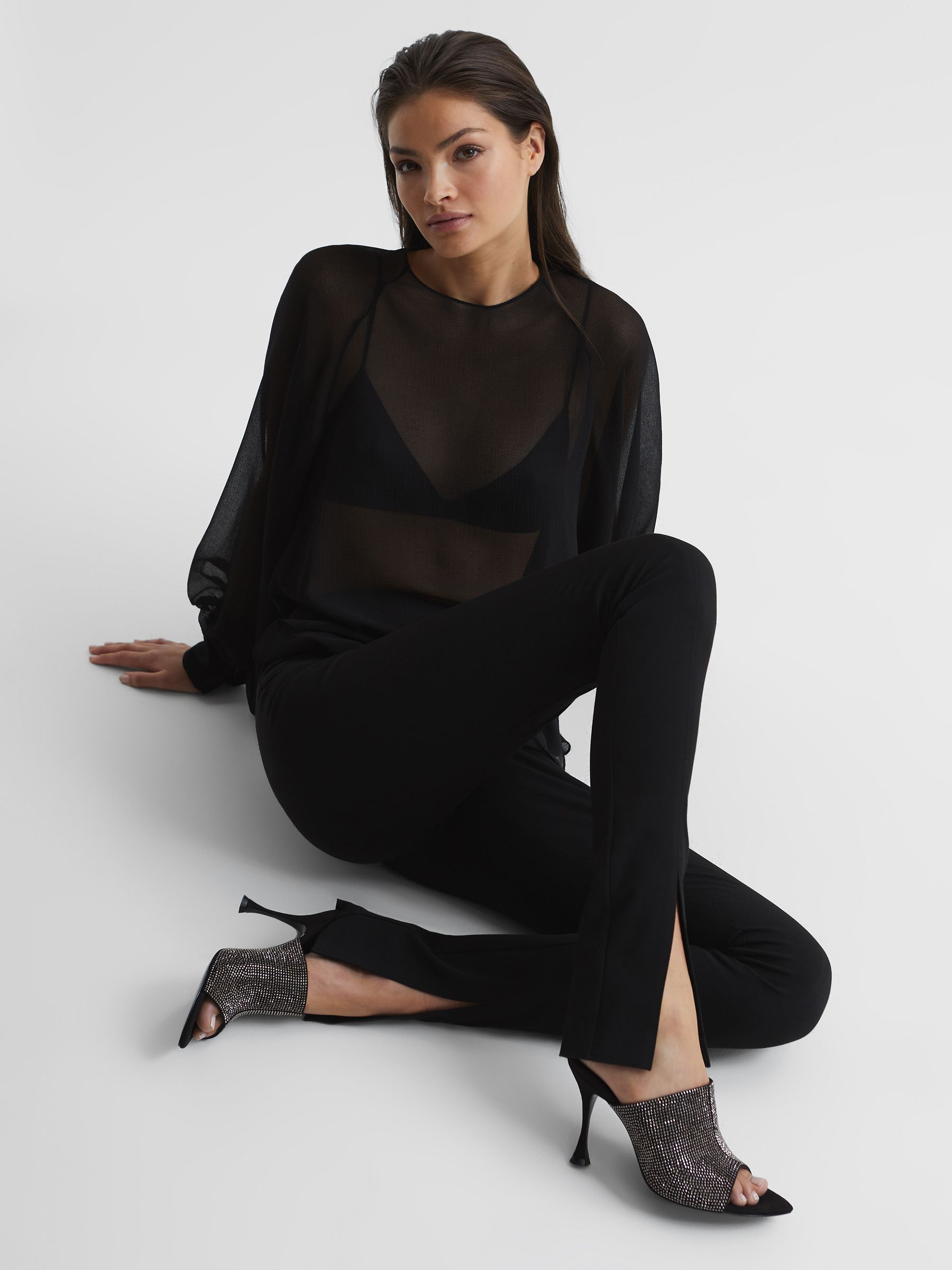 Crystal Mule in Black - Image 4 of 7