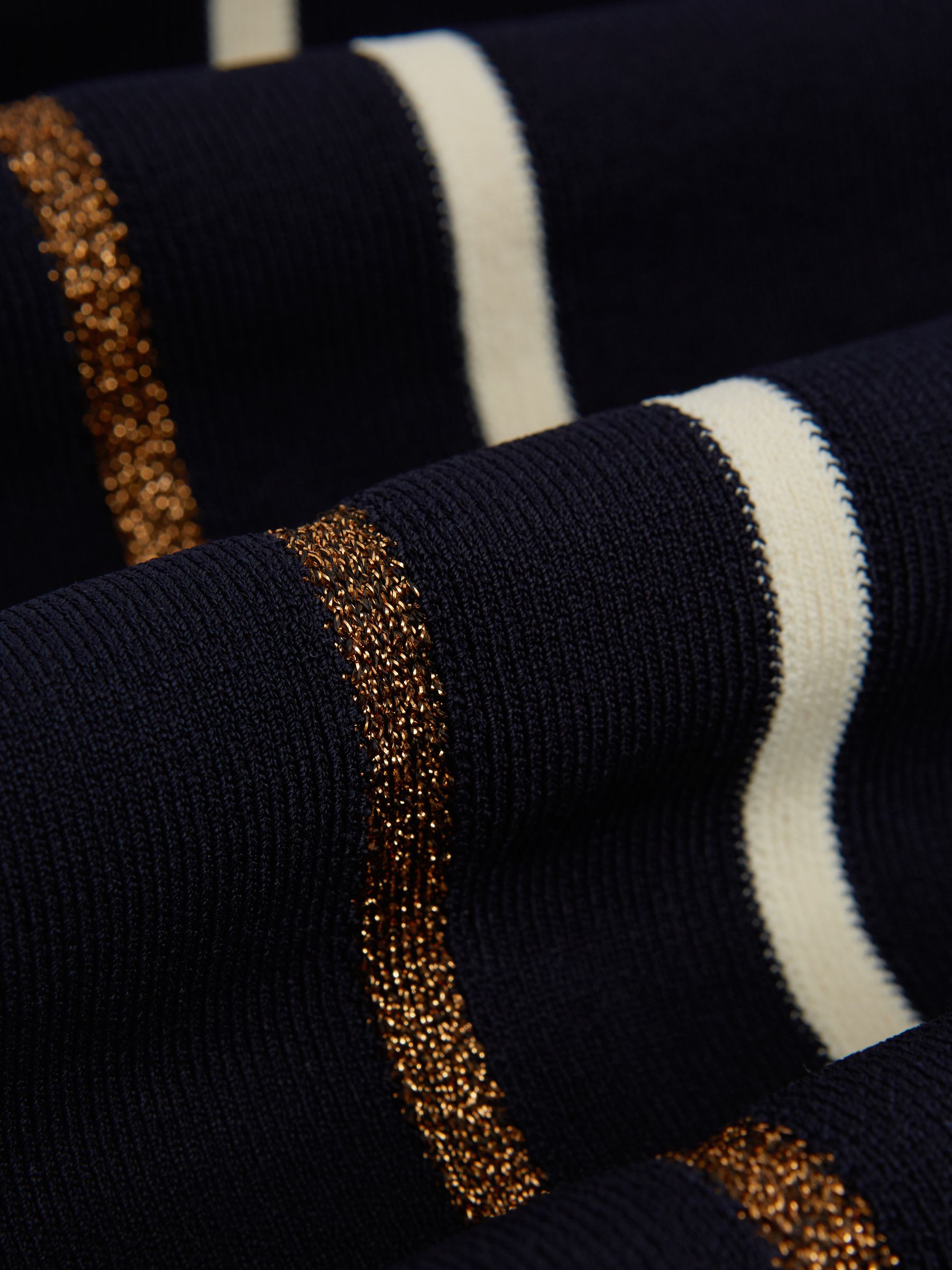 Junior Knitted Dress in Navy - Image 6 of 7