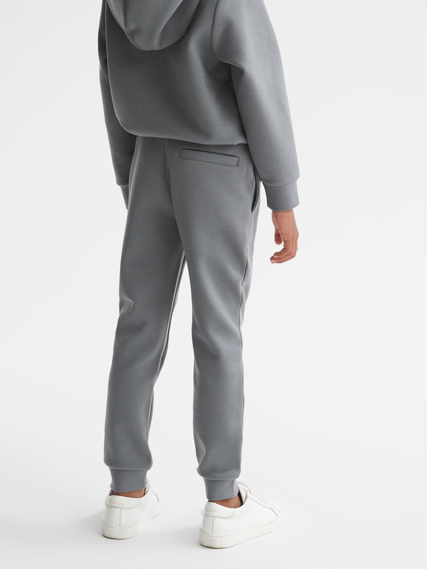 Junior Drawstring Jersey Joggers in Sage - Image 4 of 5