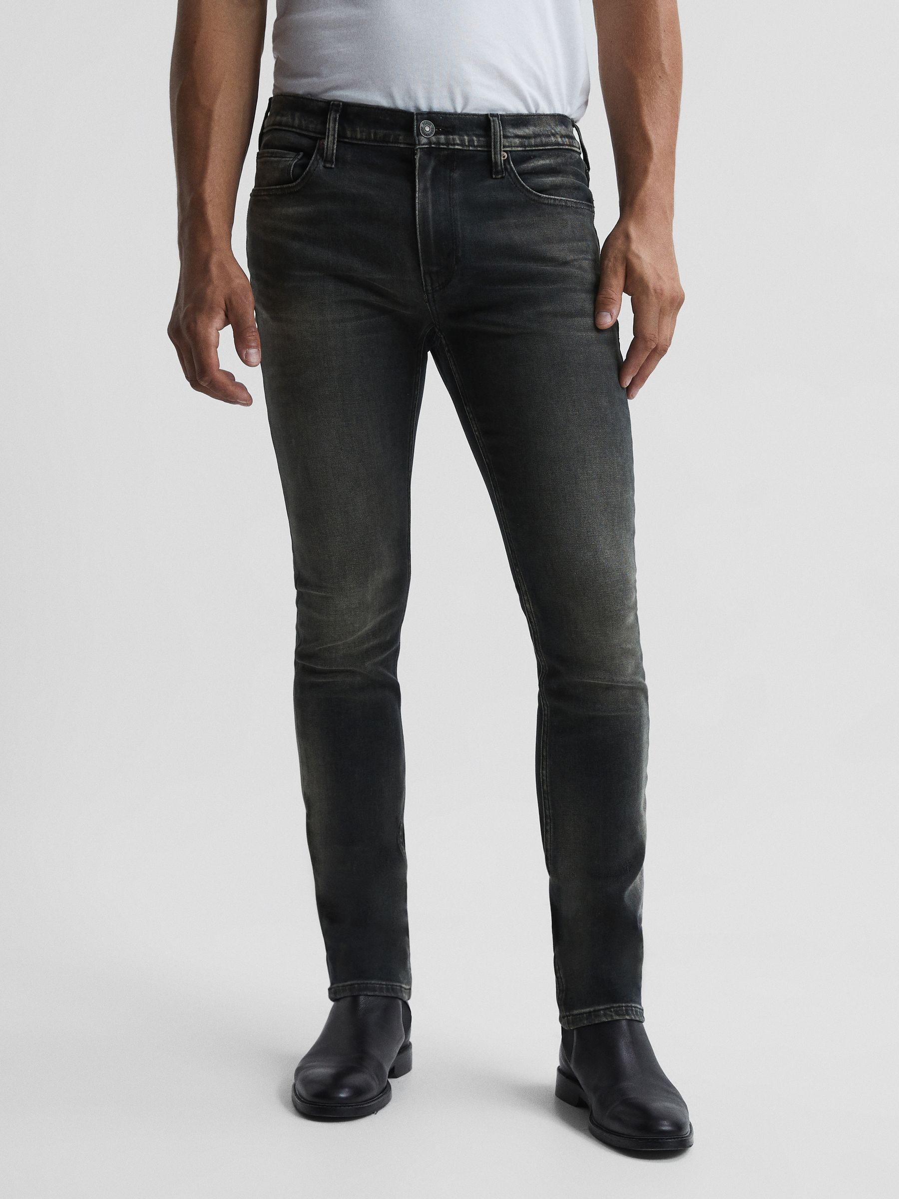 PAIGE High Stretch Slim Fit Jeans in Brewster - Image 1 of 7