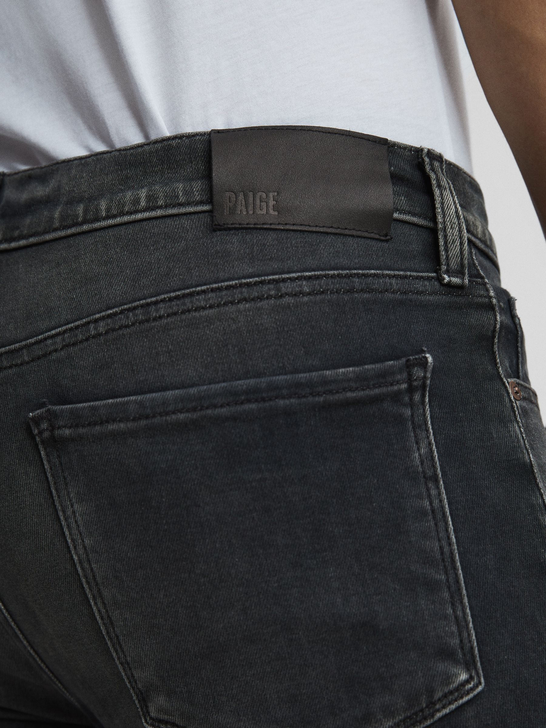 PAIGE High Stretch Slim Fit Jeans in Brewster - Image 6 of 7