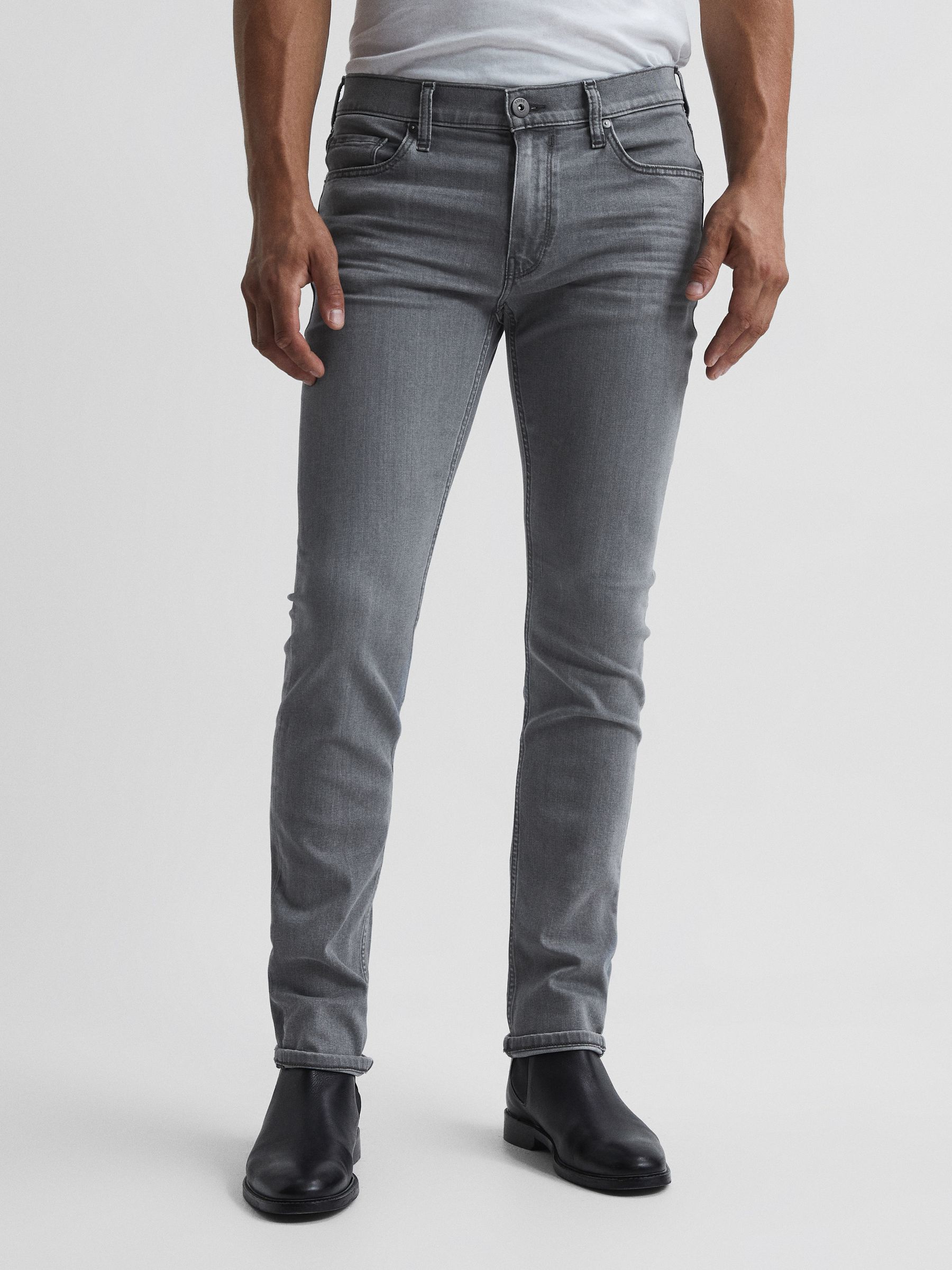 PAIGE High Stretch Slim Fit Jeans in Laroy - Image 1 of 7