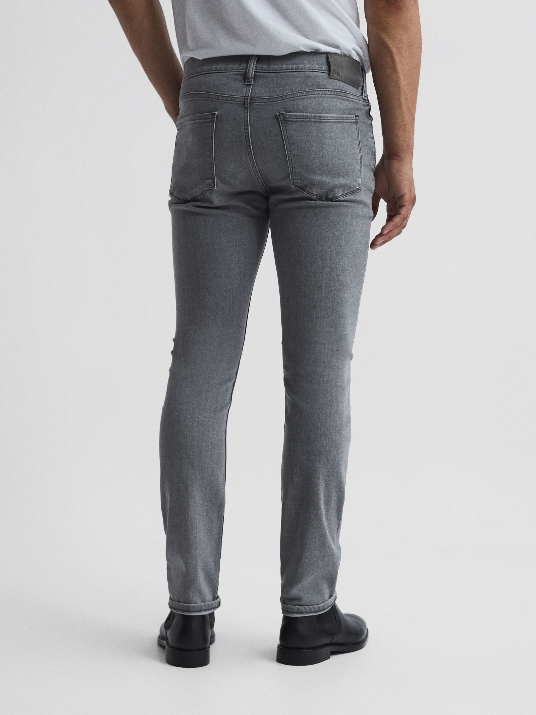 PAIGE High Stretch Slim Fit Jeans in Laroy - Image 5 of 7