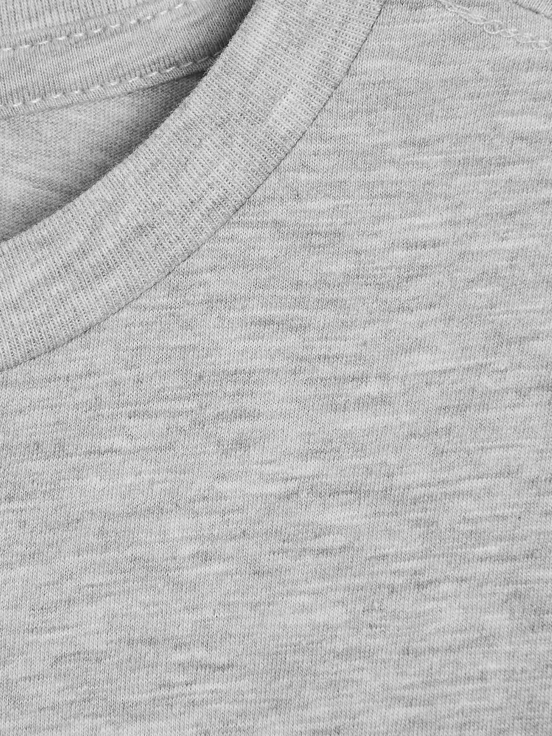 3-9 yrs Crew Neck T-Shirt in Grey Melange - Image 7 of 7